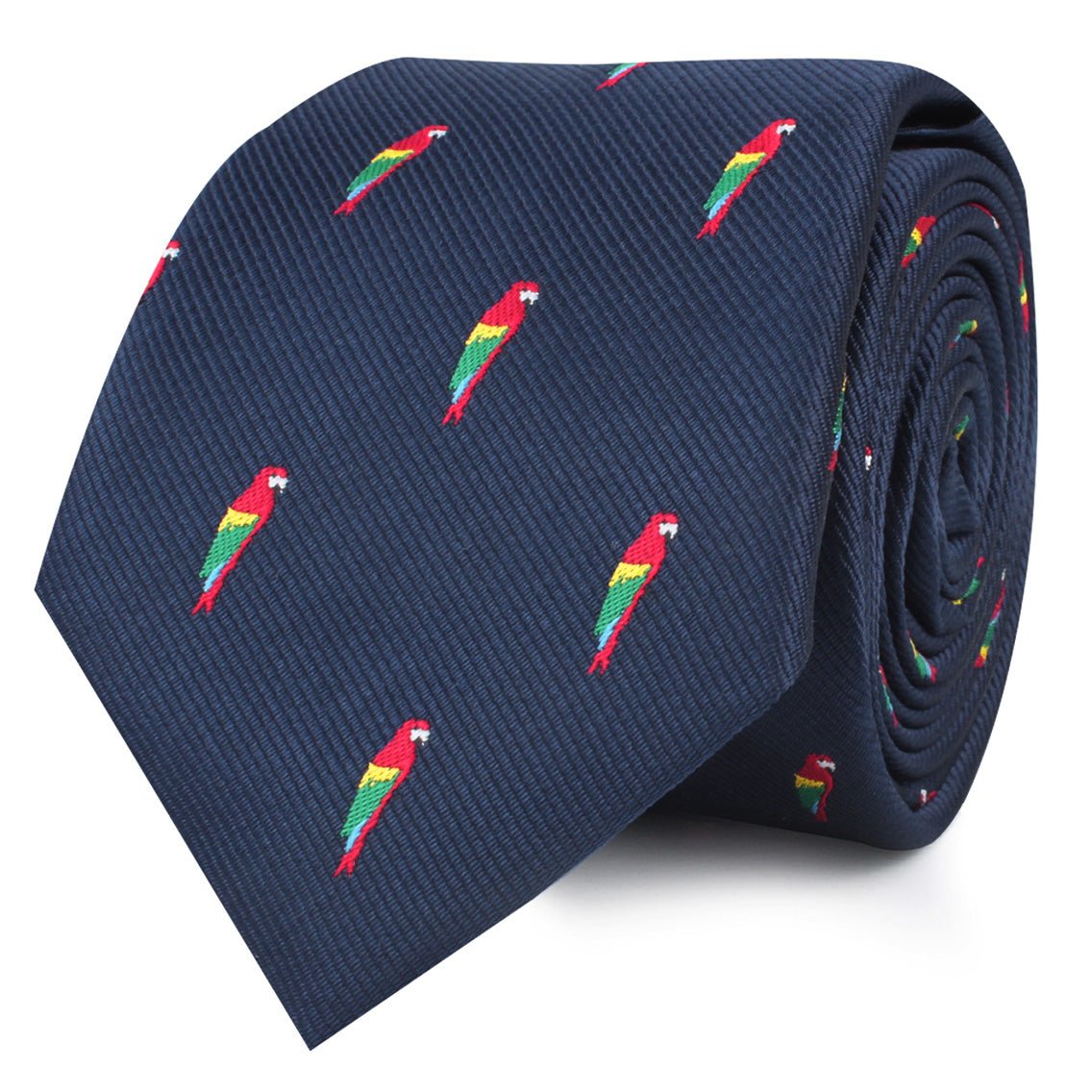 Rainbow Parrot Skinny Tie