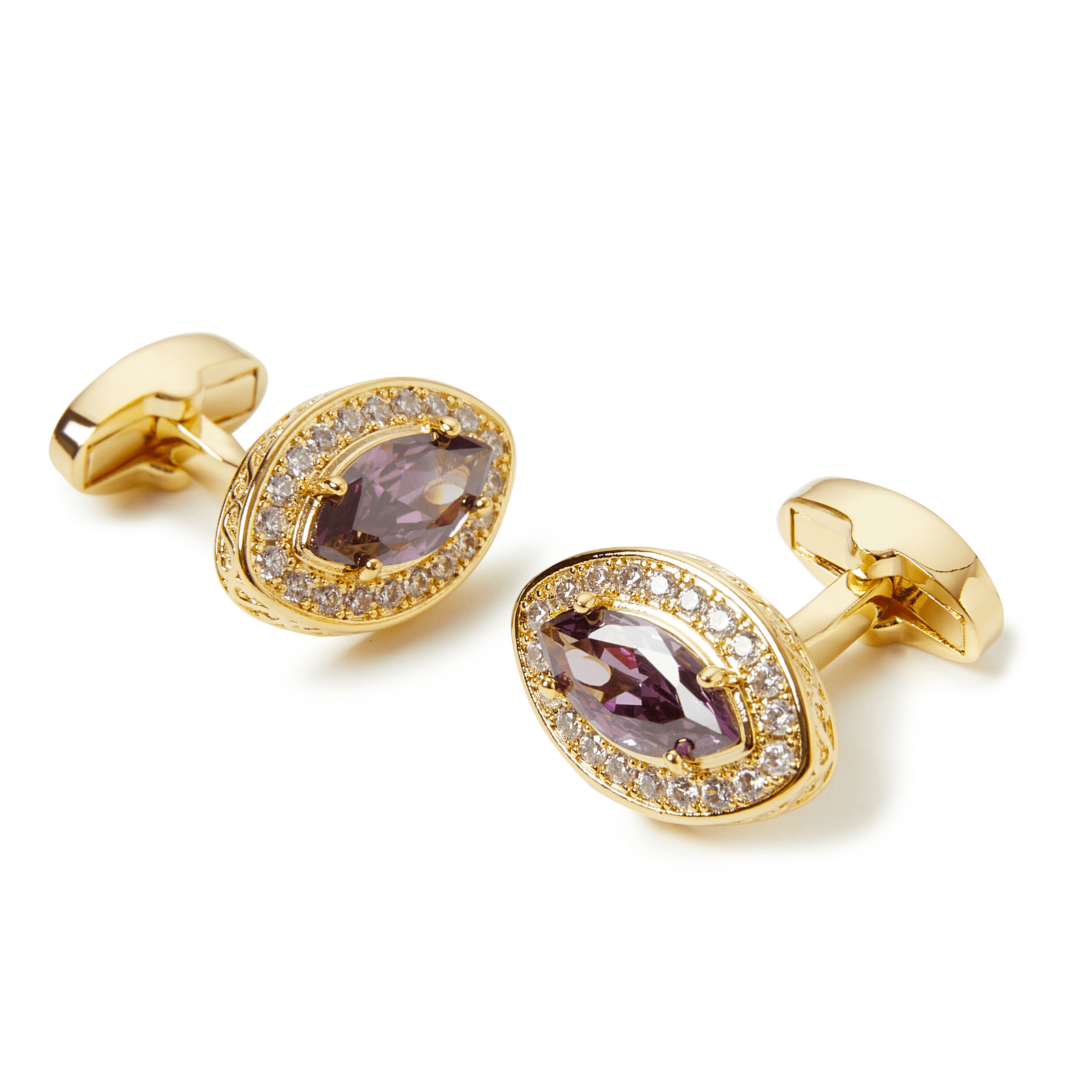 Helsinki Violet Halo Cufflinks