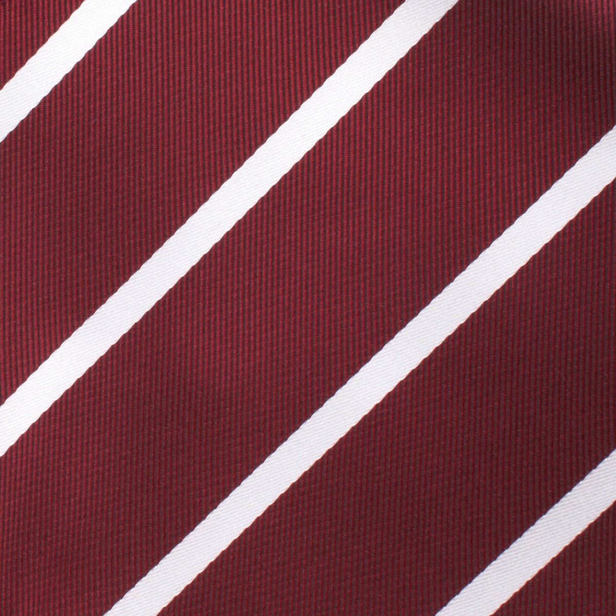 Royal Burgundy Striped Pocket Square