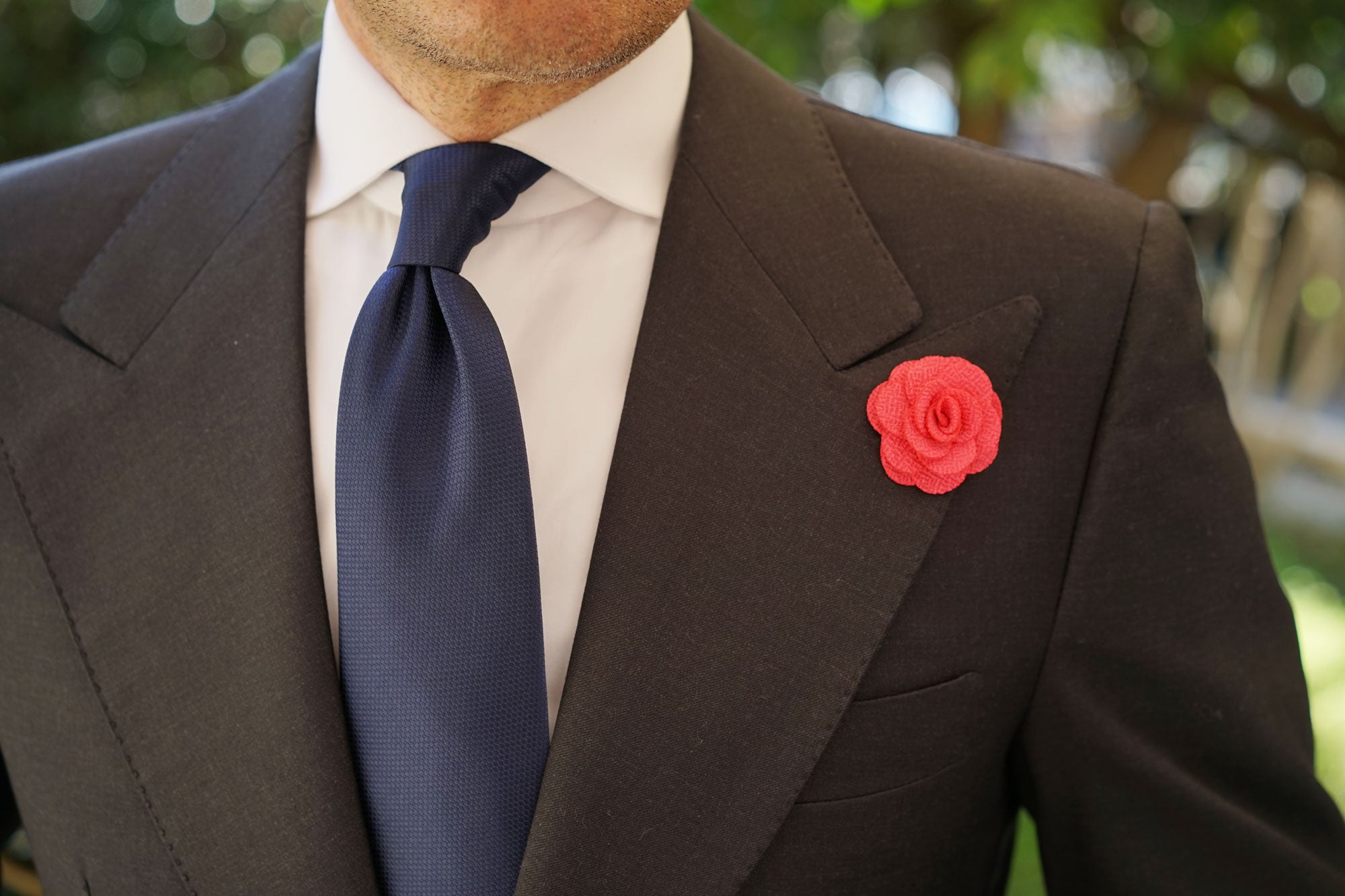 Diablo Pink Lapel Flower