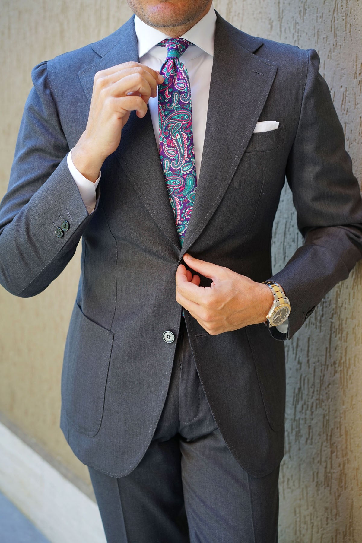 Botte Jegge Paisley Skinny Tie