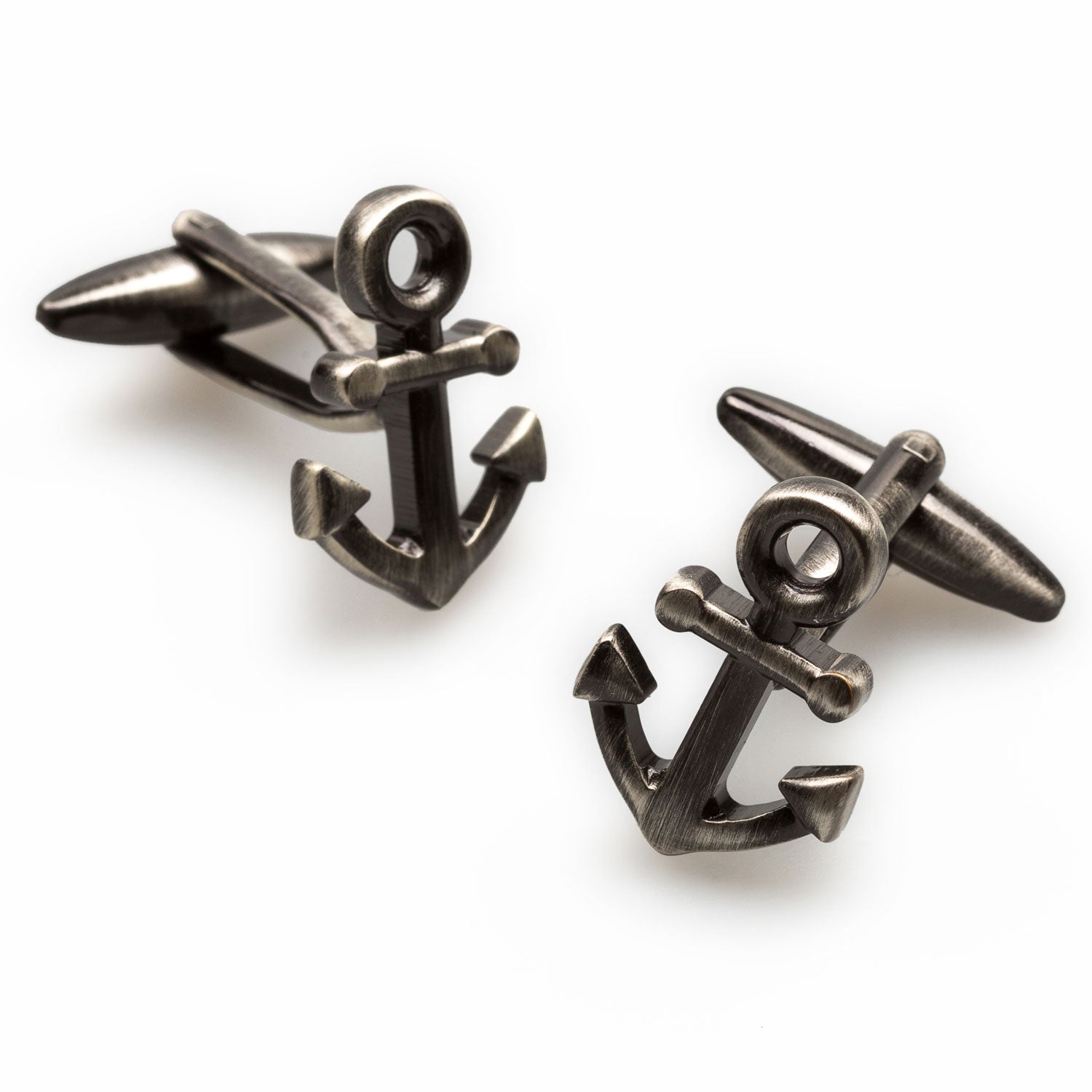 Antique Silver Anchor Cufflinks