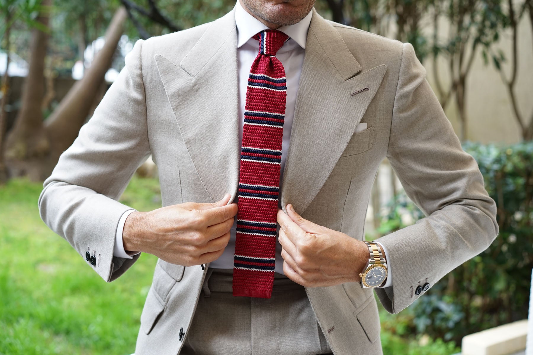 Coccotti Red Knitted Tie