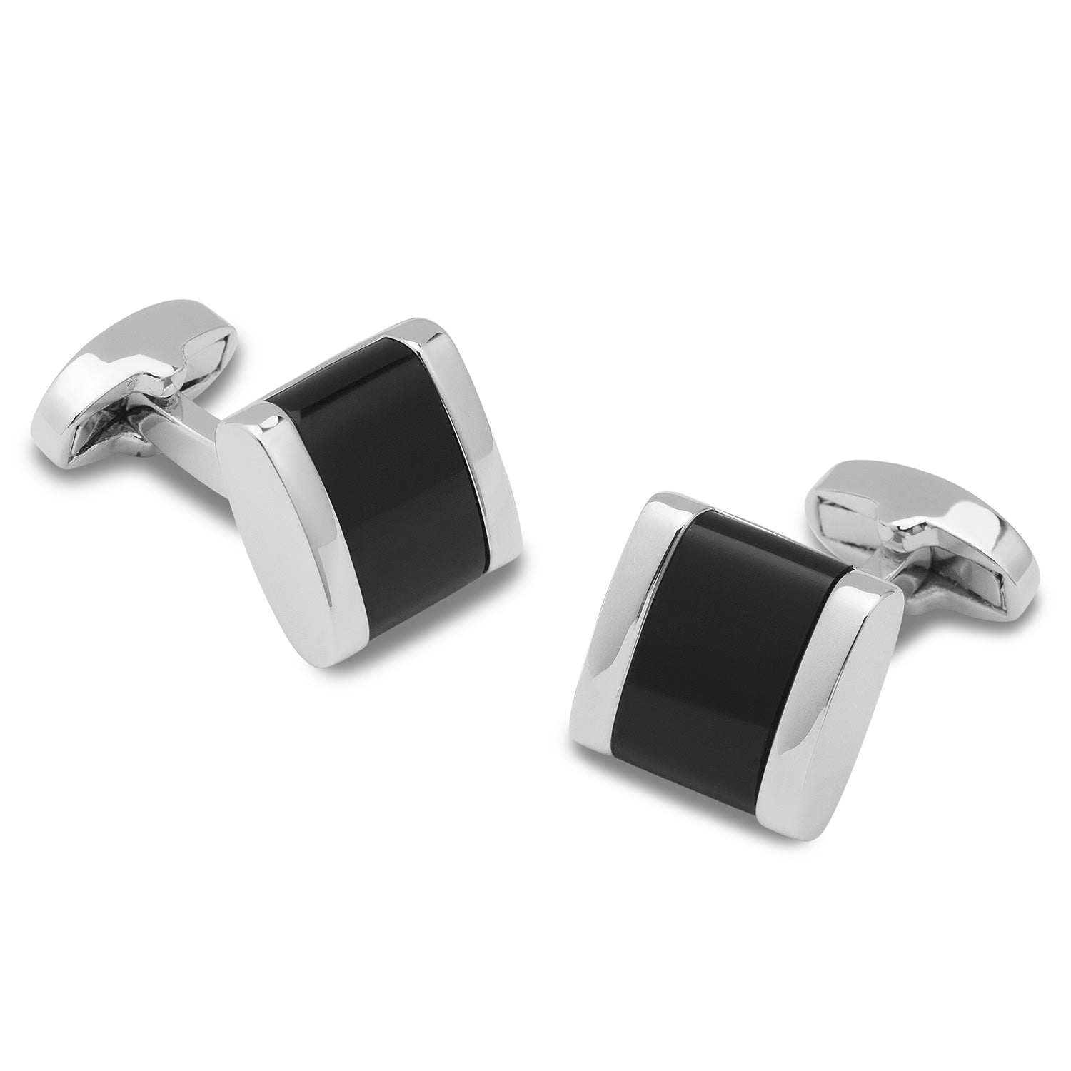 George the III Black Stripe Cufflinks