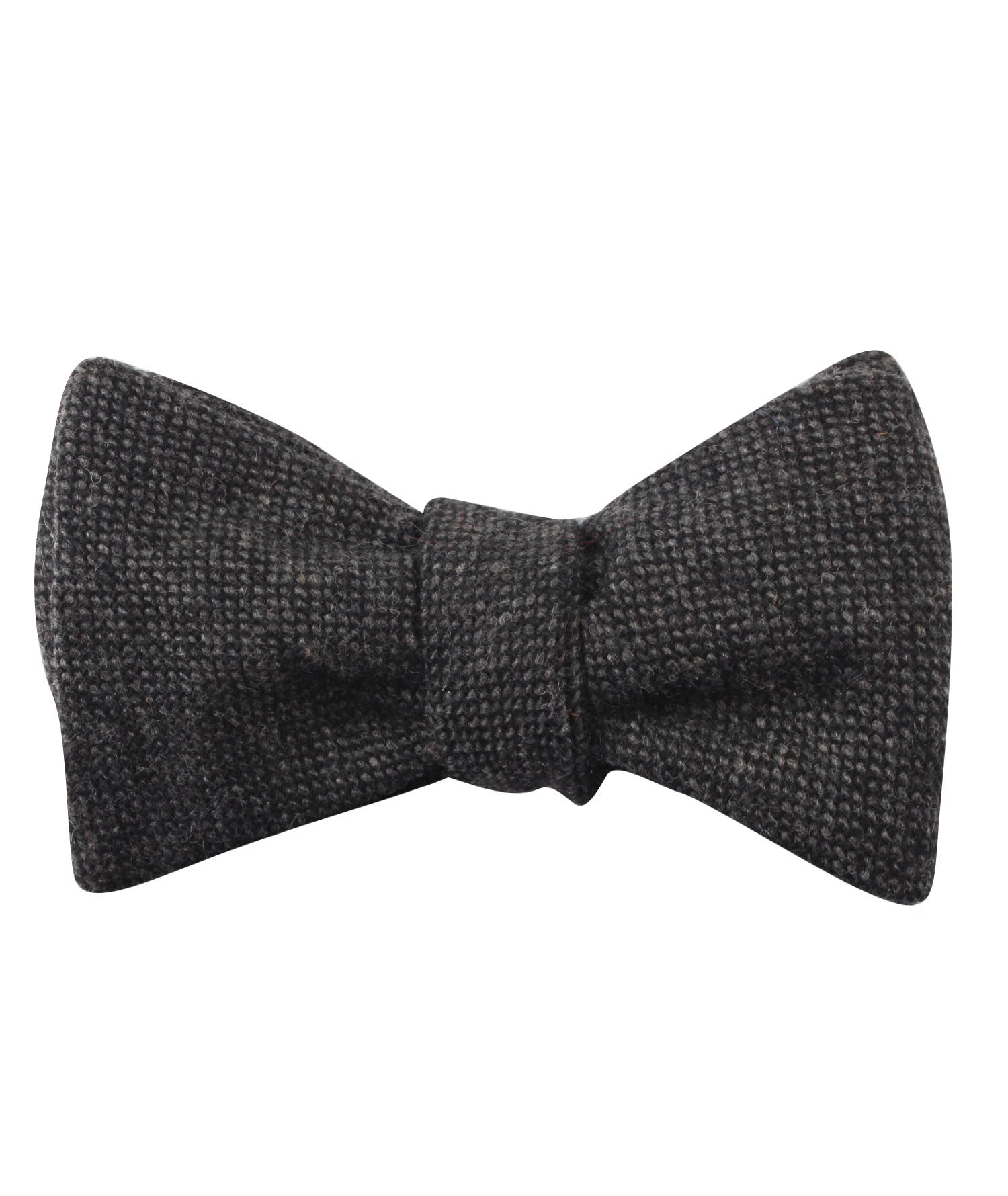 Charcoal Donegal Self Bow Tie