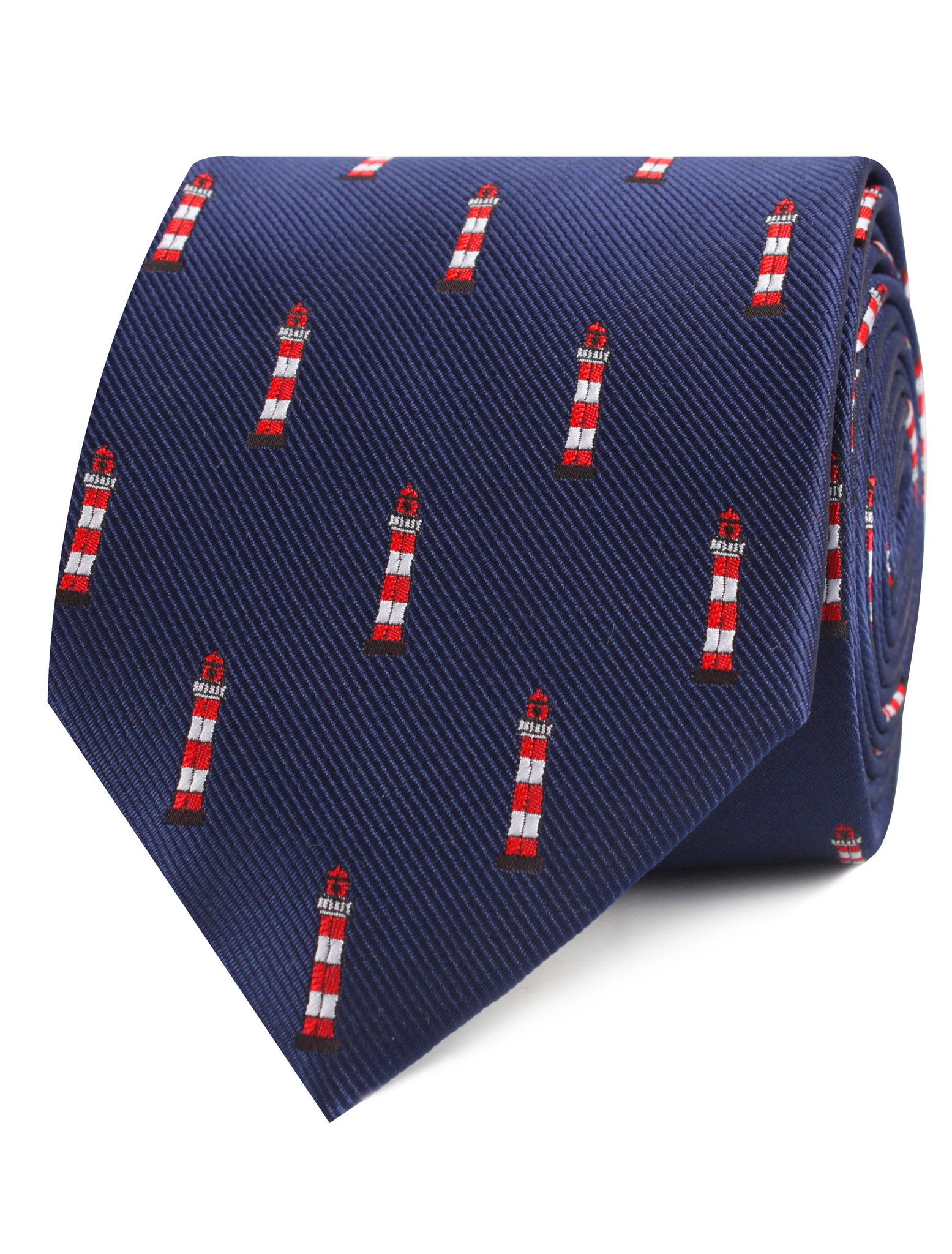 Nautical Lighthouse Tie