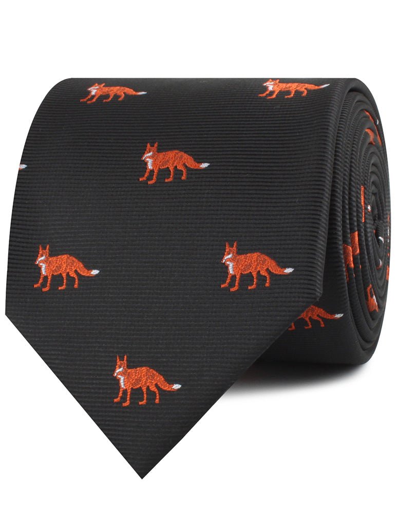 Japanese Ezo Red Fox Necktie