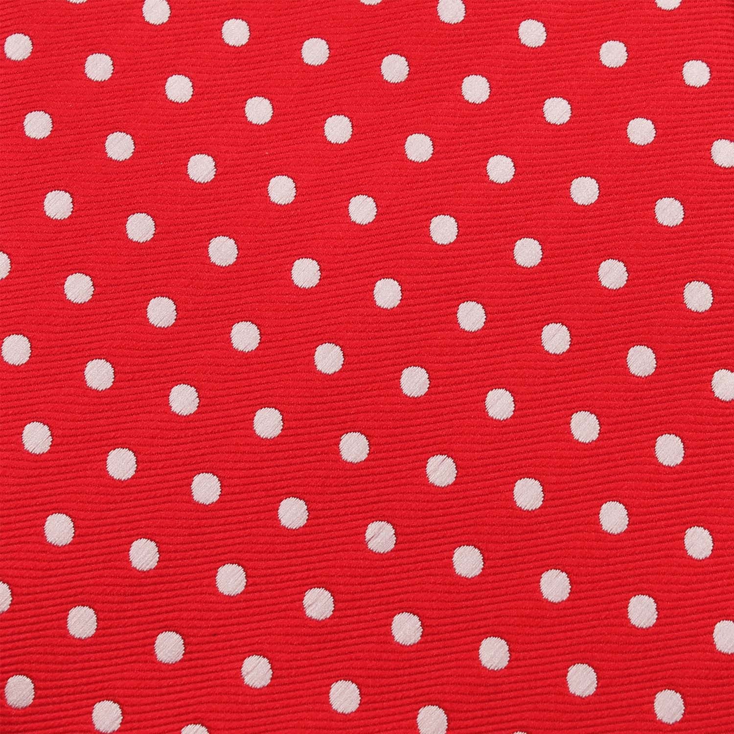 Royal Red Polka Dots Skinny Tie