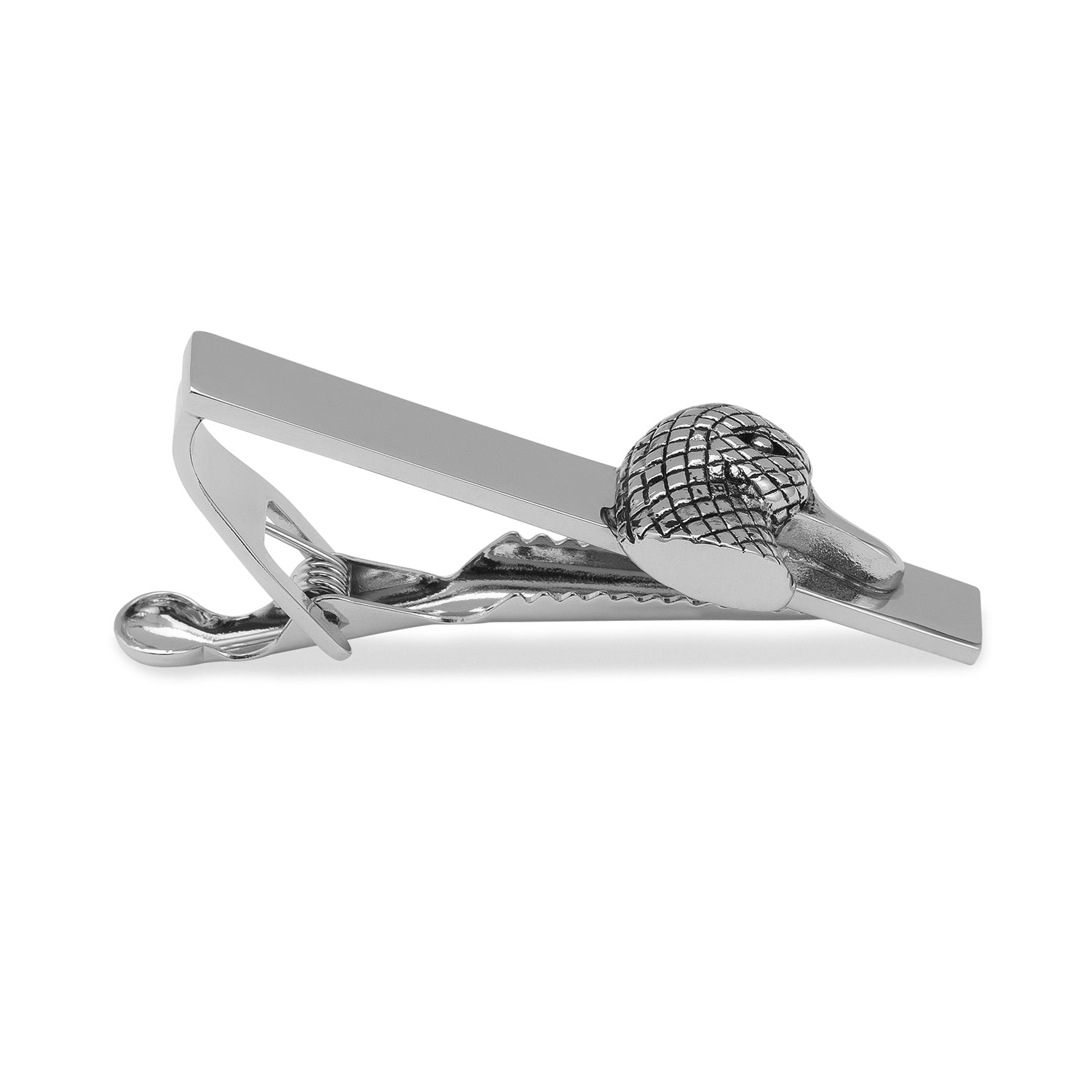 Silver Albatross Duck Tie Bar