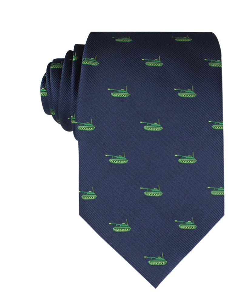 Green Army Tank Necktie