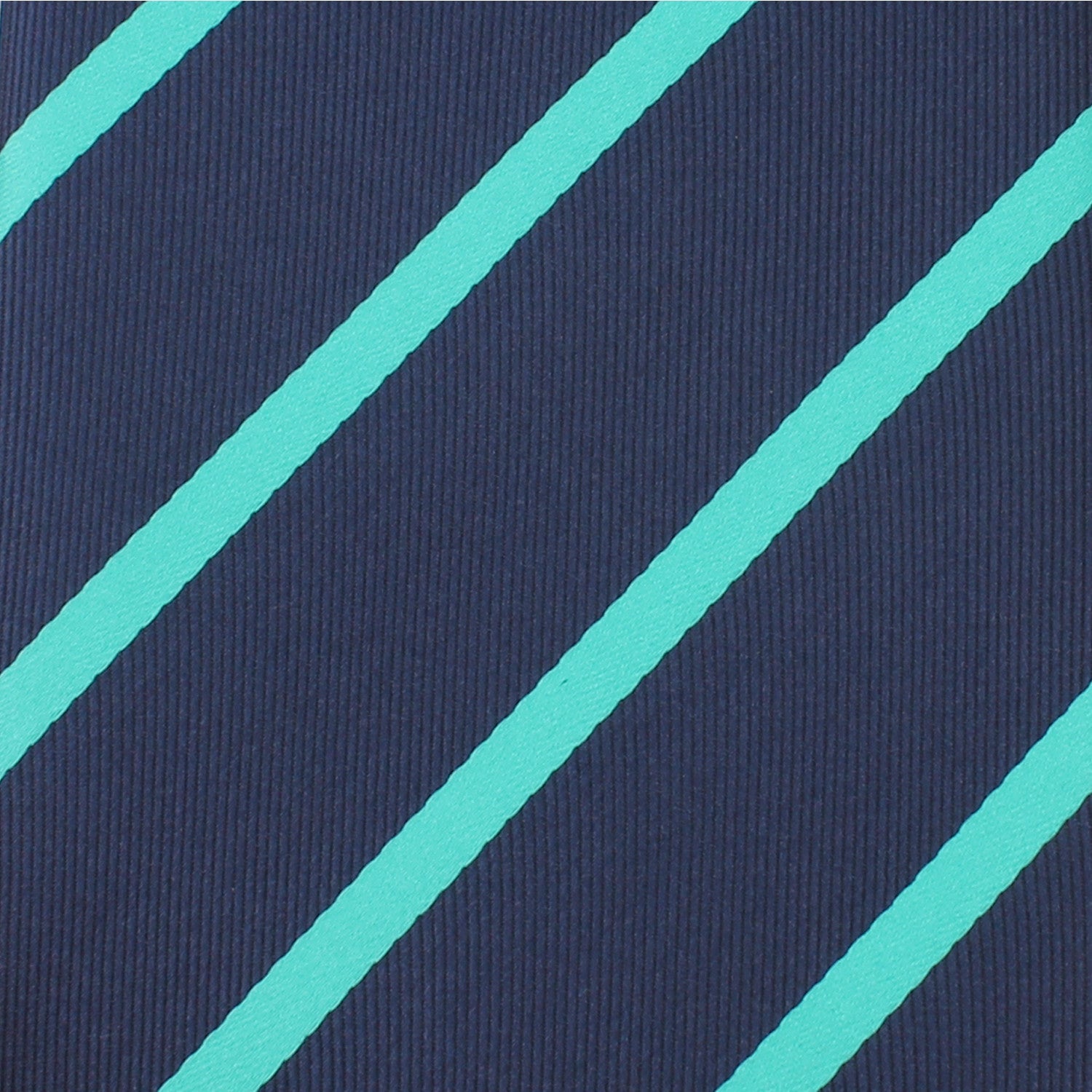 Navy Blue Tie with Striped Light Blue