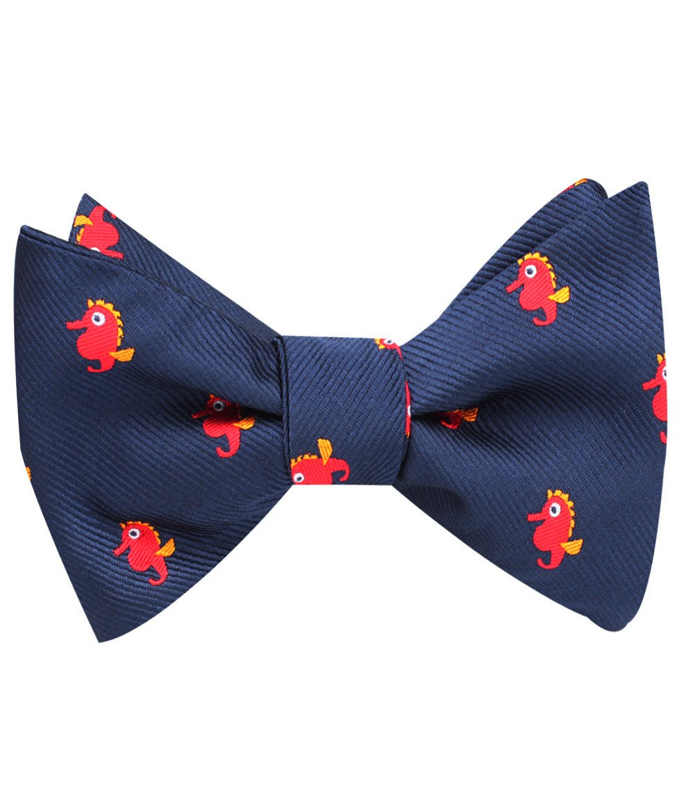 Juno The Seahorse Self Bow Tie