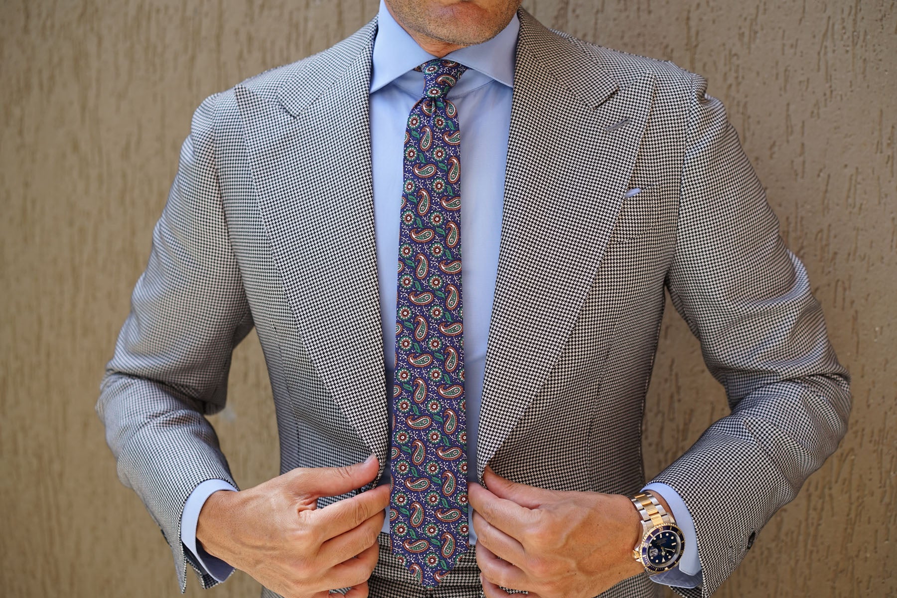 Dora Riparia Paisley Skinny Tie