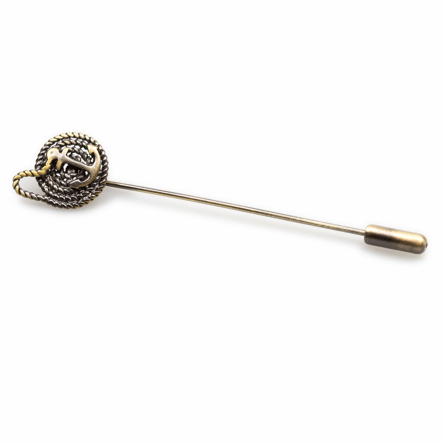 Anchor Rope Lapel Pin