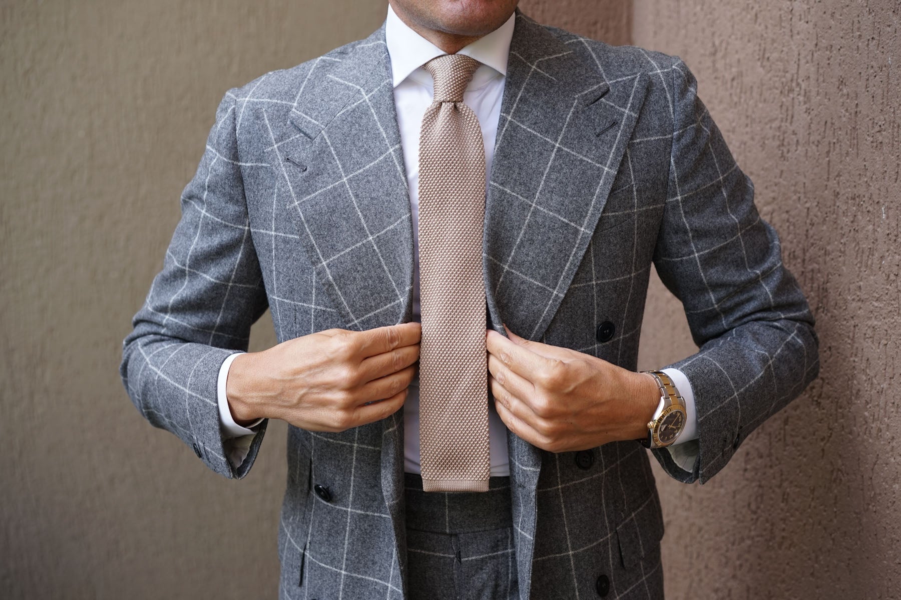 Yves Diablo Knitted Tie