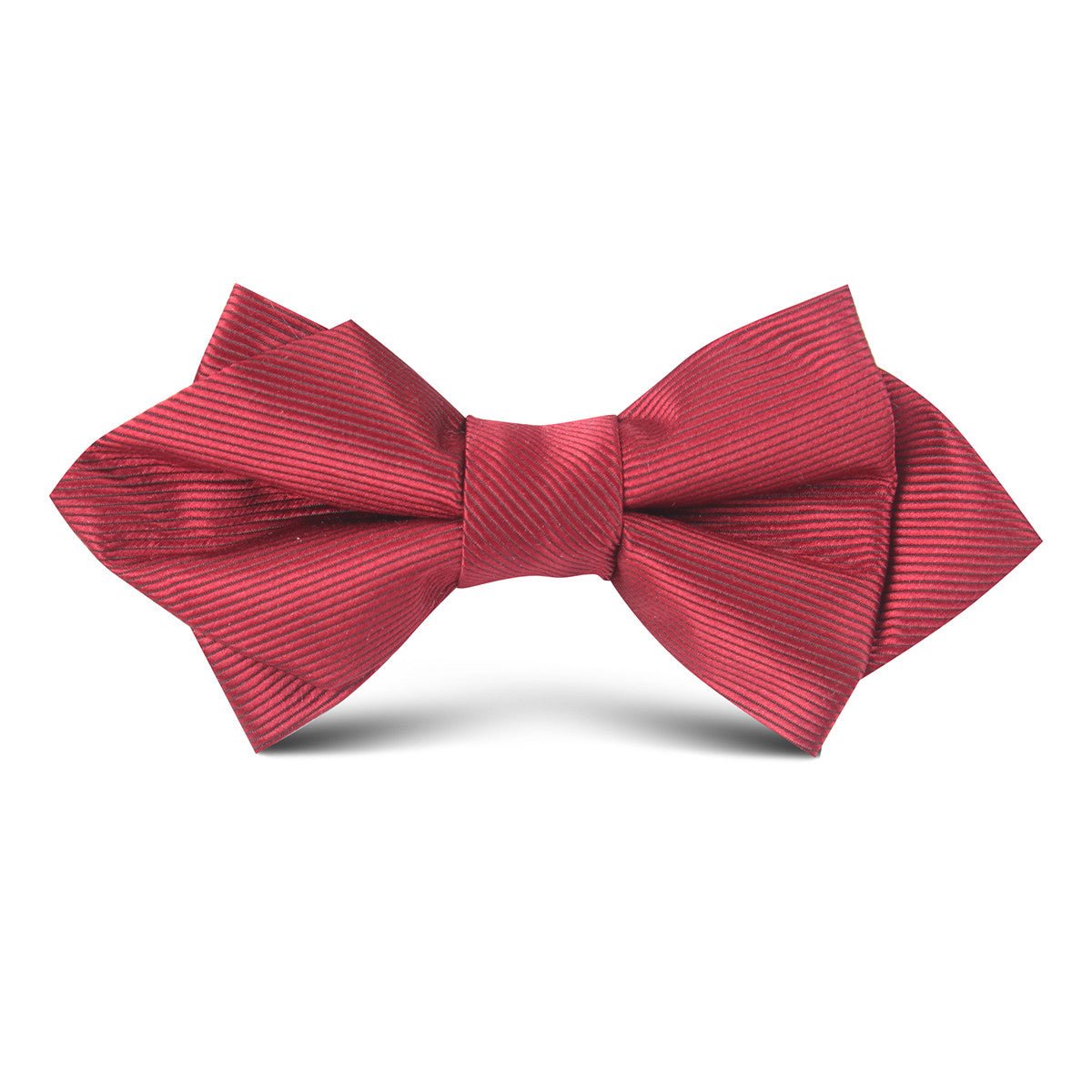 Maroon Kids Diamond Bow Tie