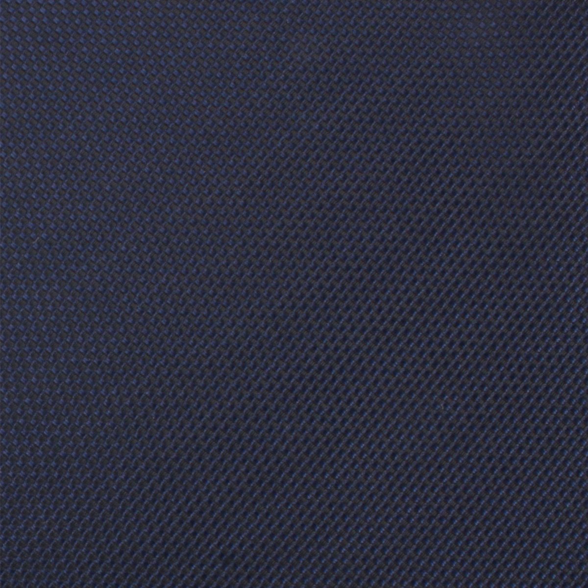 Navy Blue Oxford Stitch Skinny Tie