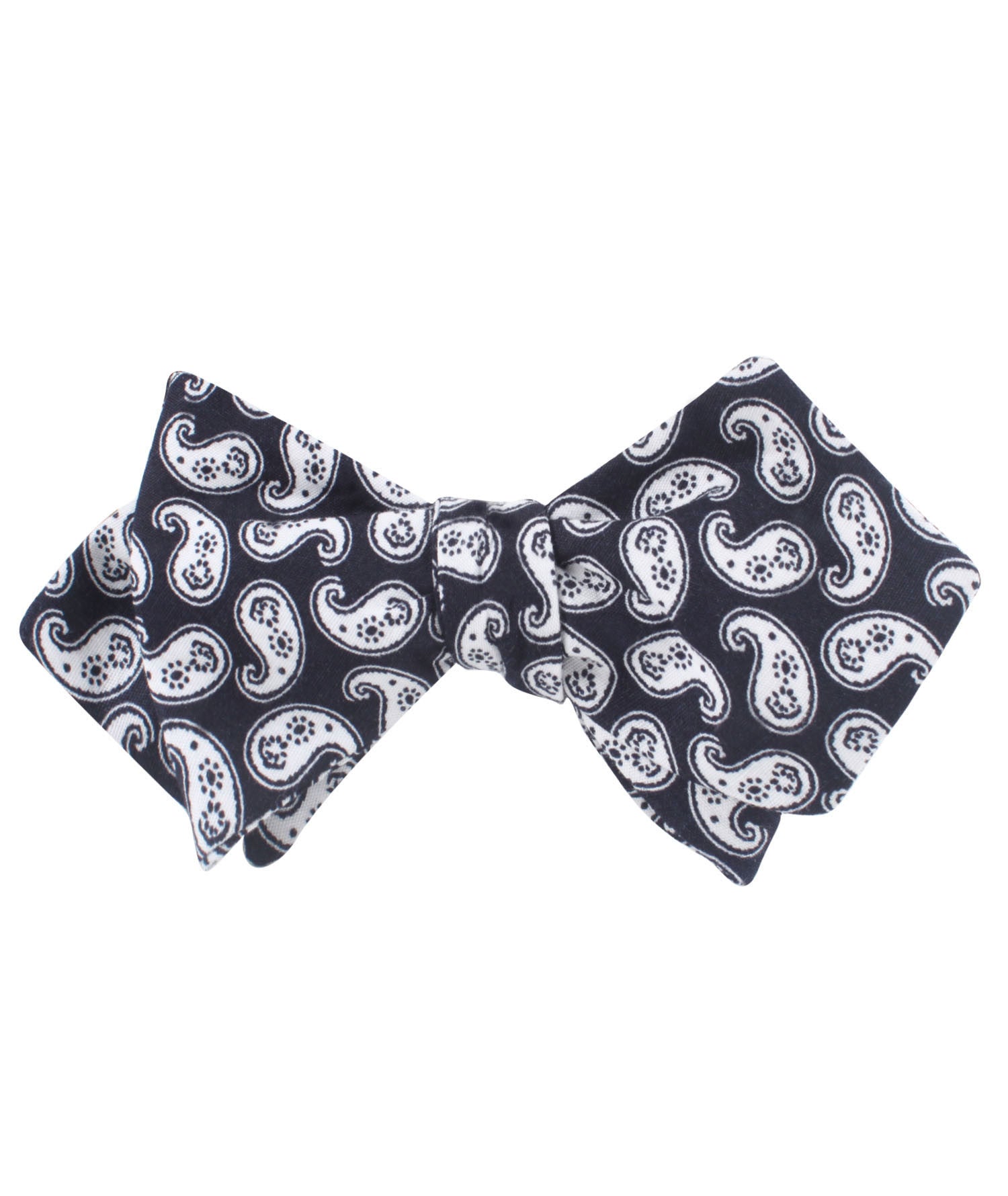 Van Gogh Teardrop Paisley Diamond Self Bow Tie