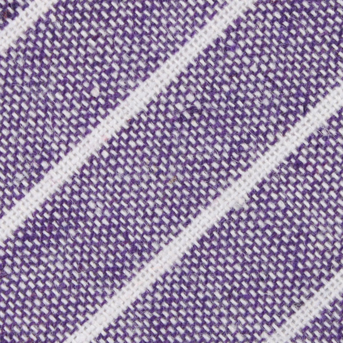 Tyrian Linen Purple Pinstripe Self Bow Tie