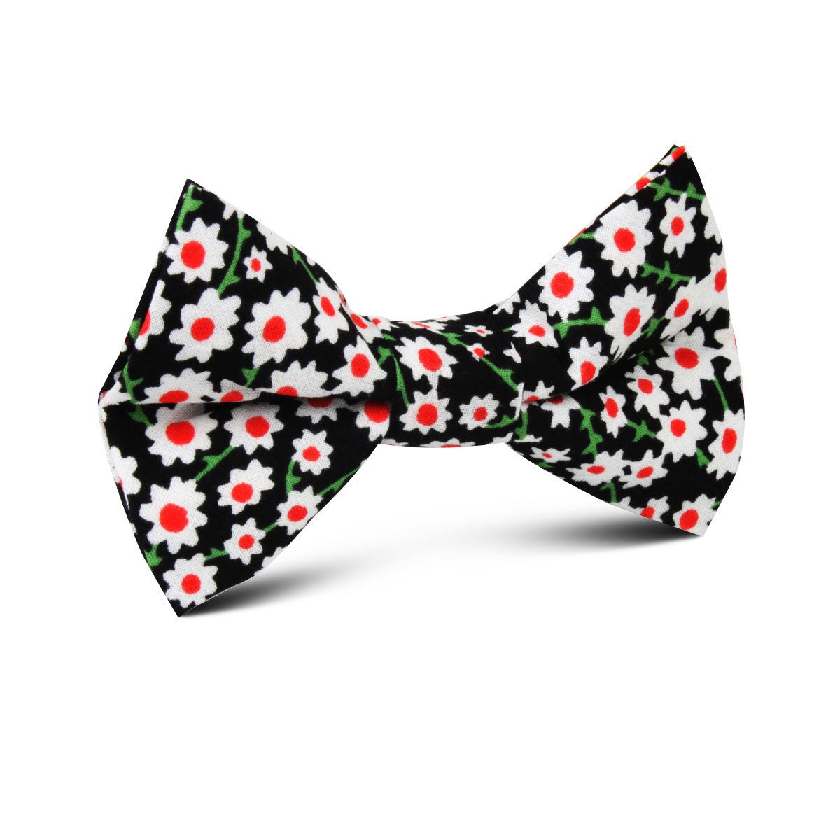 Nong Nooch White Flower Kids Bow Tie