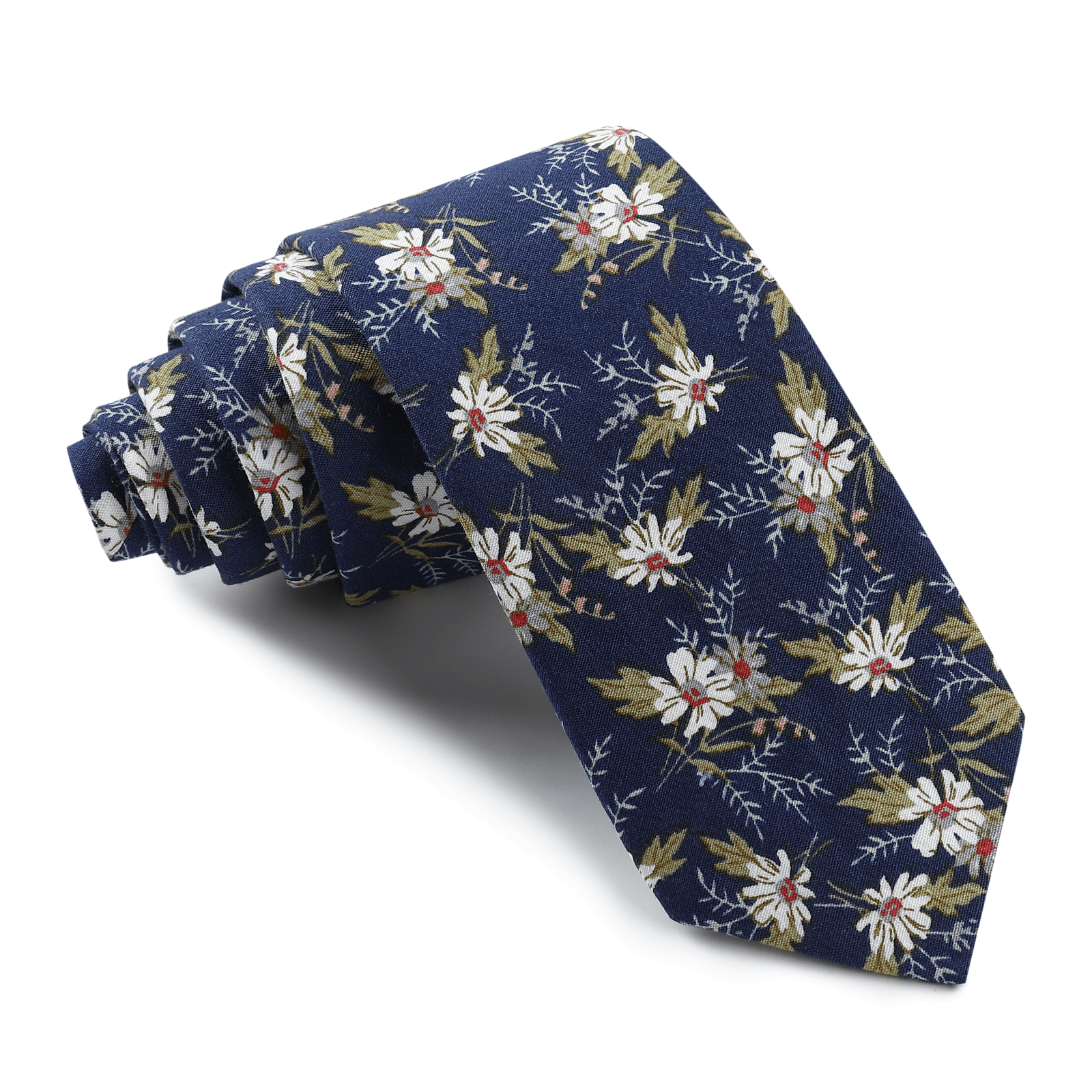 Macapa Midnight Blossom Skinny Tie