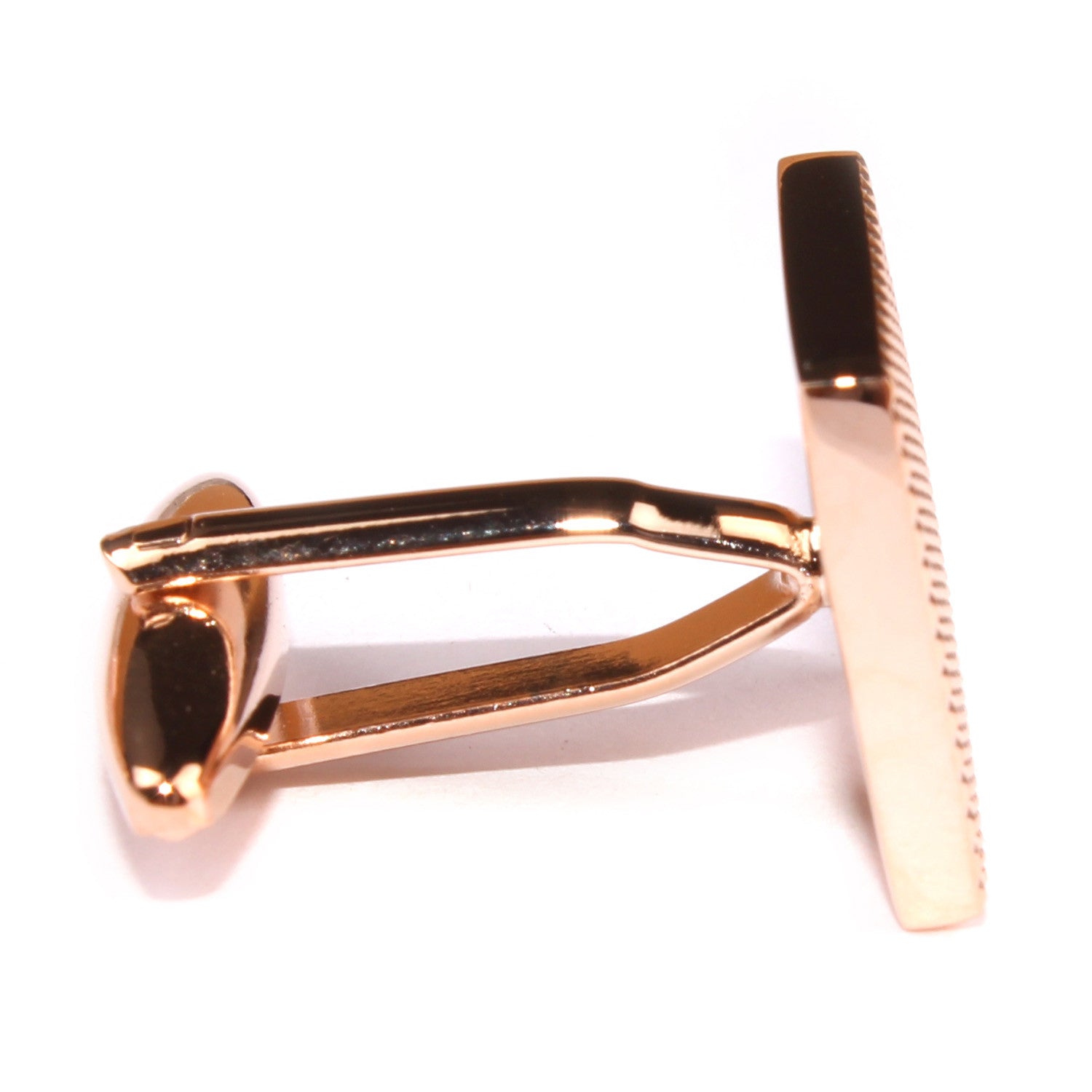 Square Studded Rose Gold Cufflinks