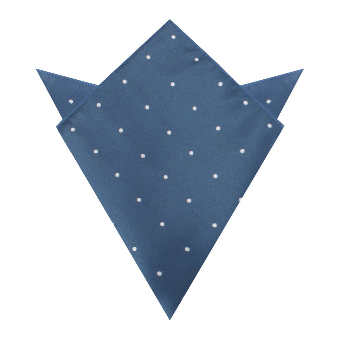 Prussian Polka Dots Pocket Square