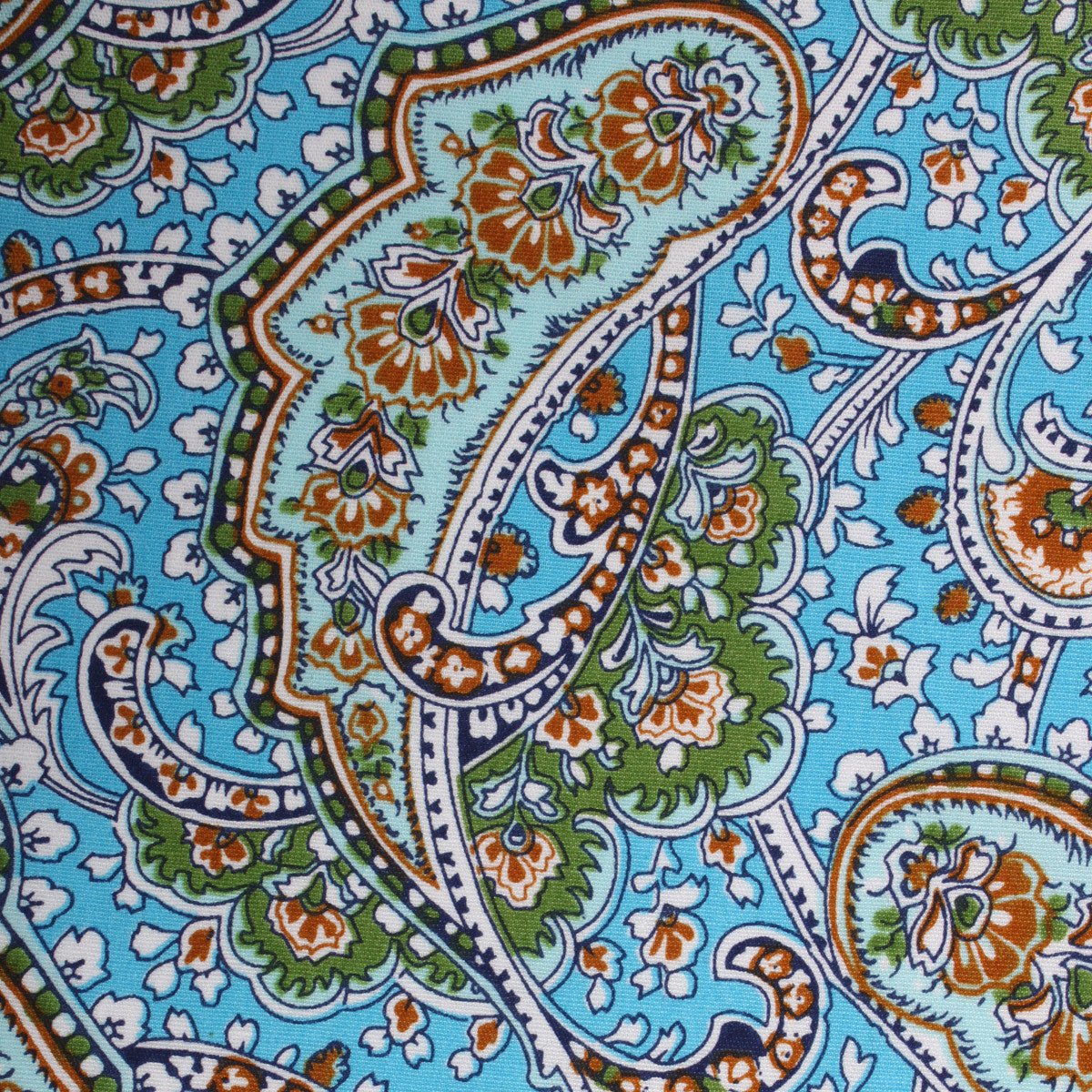 Isola Comacina Blue Paisley Self Bow Tie