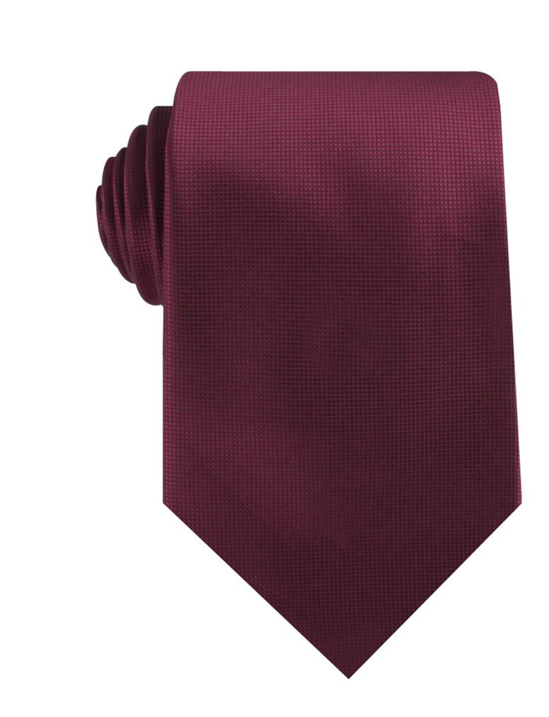 Budapest Burgundy Diamond Necktie