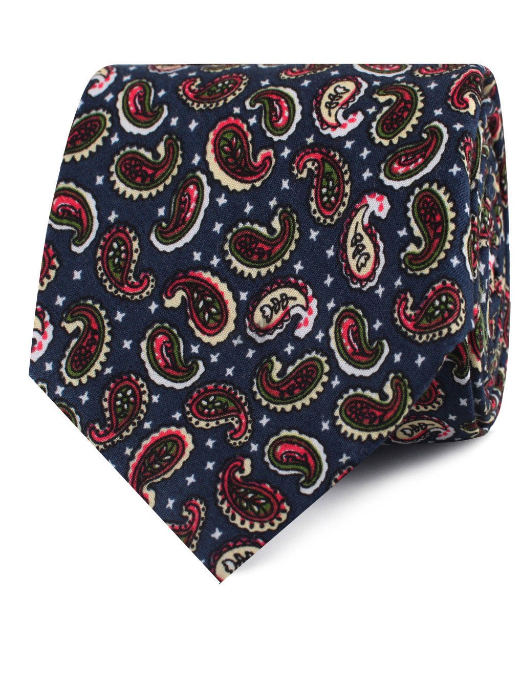 Prague Paisley Blue Floral Tie