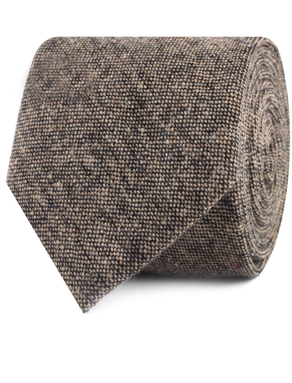 Raw Cocoa Sharkskin Tie