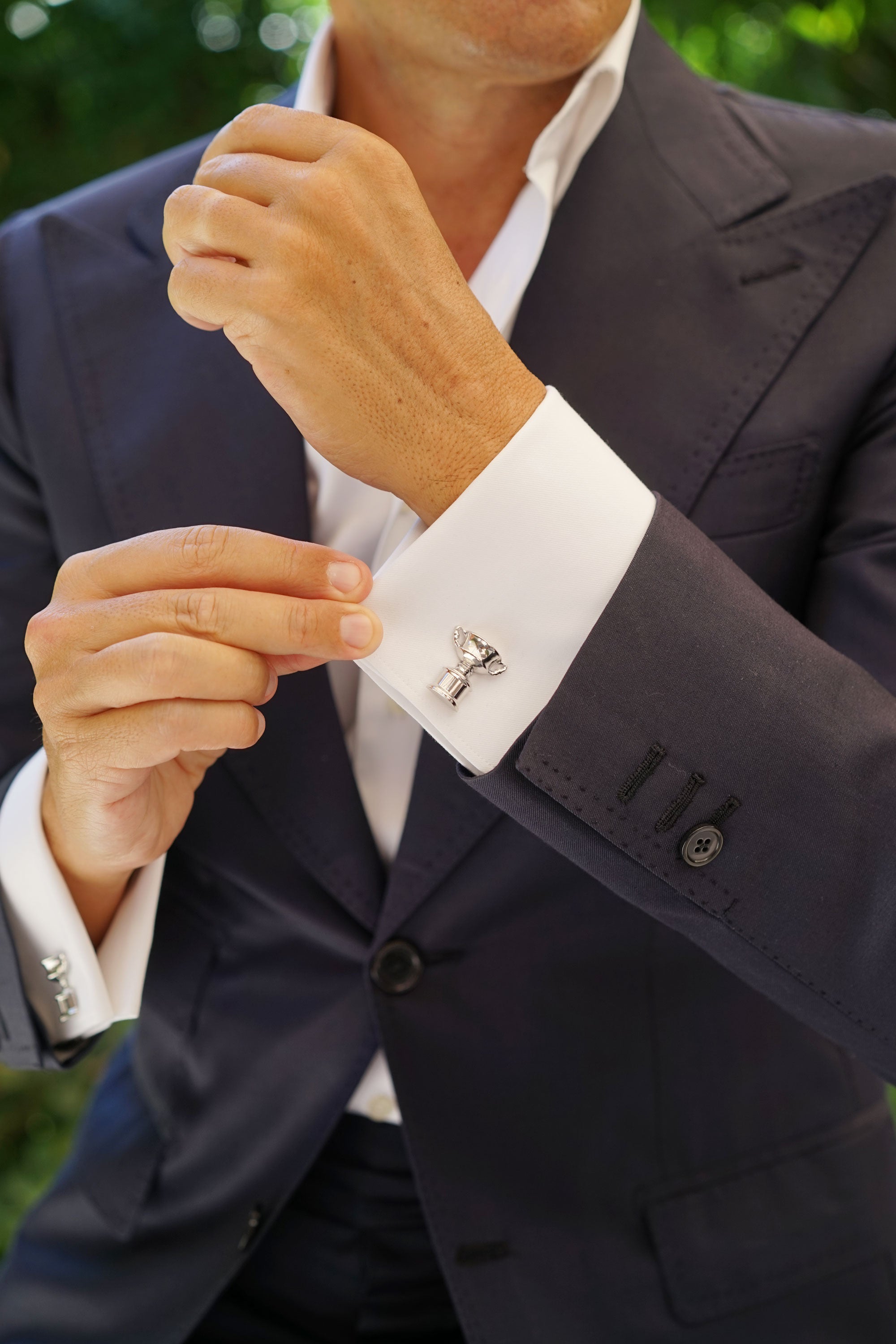 Wimbledon Tennis Cup Cufflinks