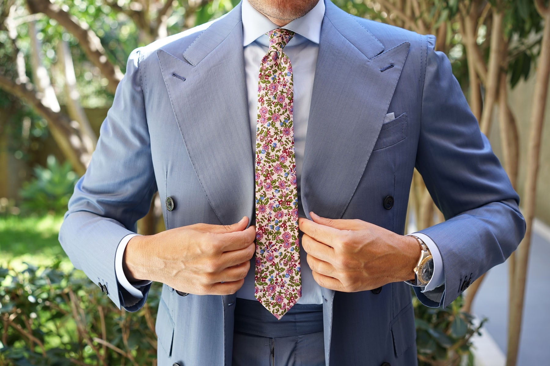 Etrangère Paradis Floral Skinny Tie