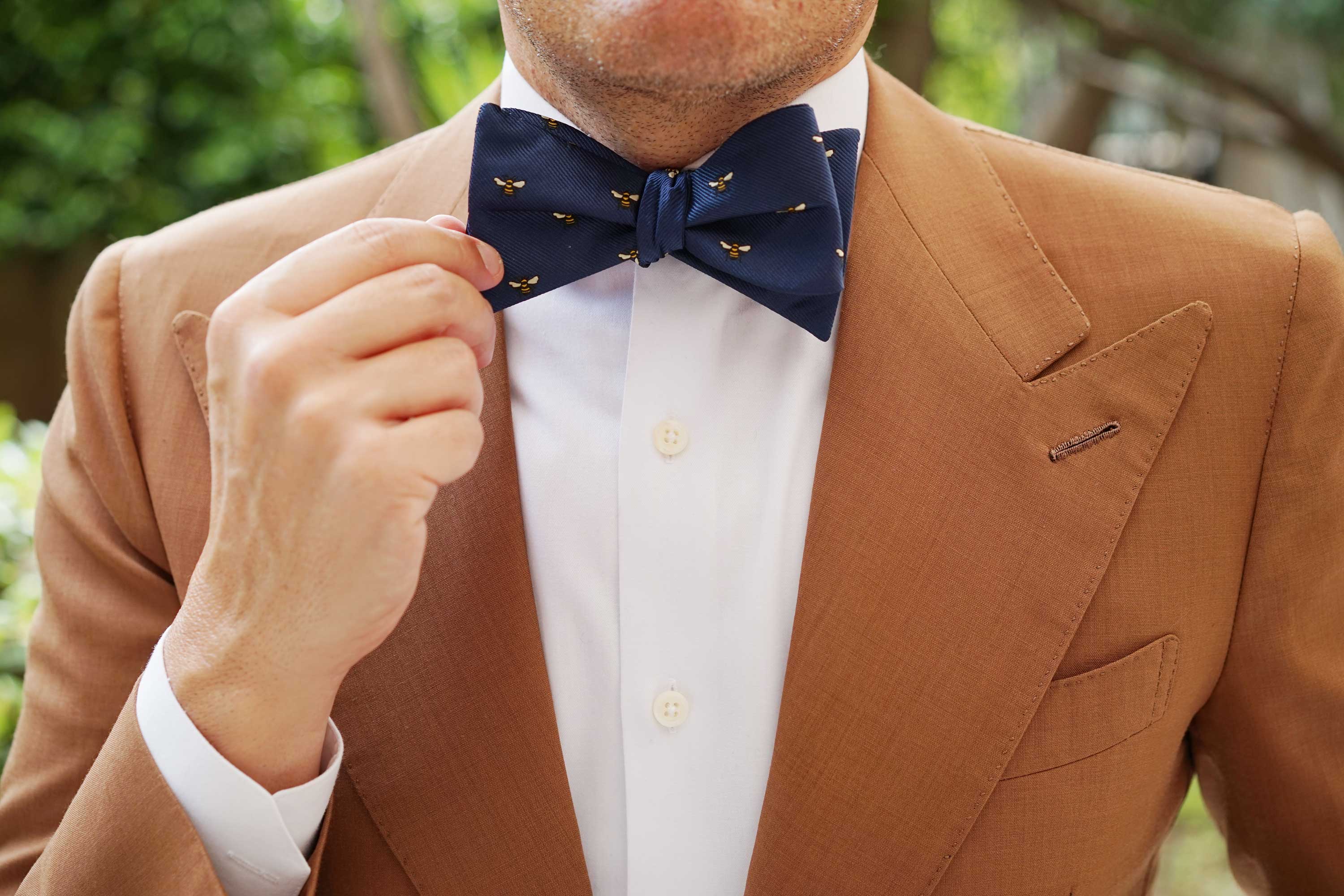 Bumble Bee Self Bow Tie