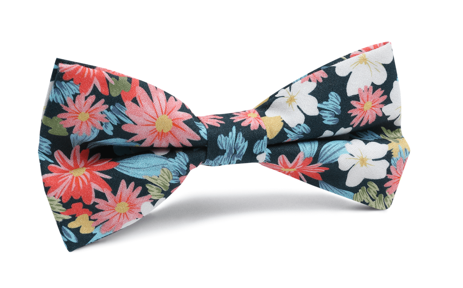 Rio Carnival Floral Bow Tie