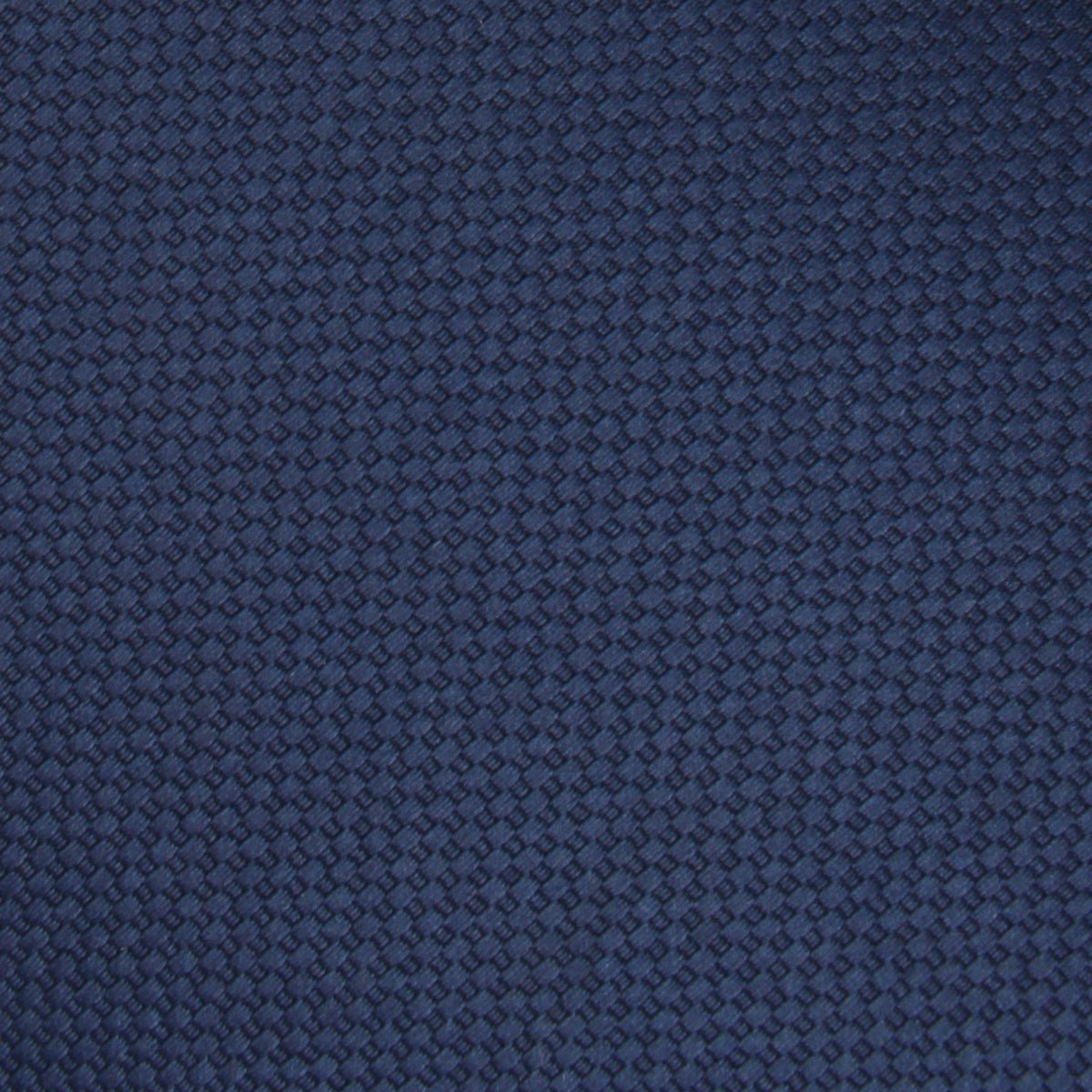 Navy Blue Basket Weave Self Bow Tie