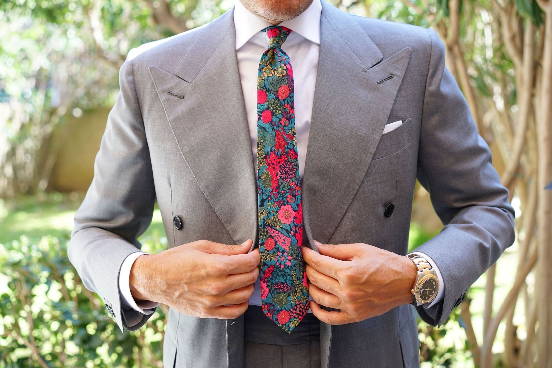 Rio de Janeiro Jungle Skinny Tie