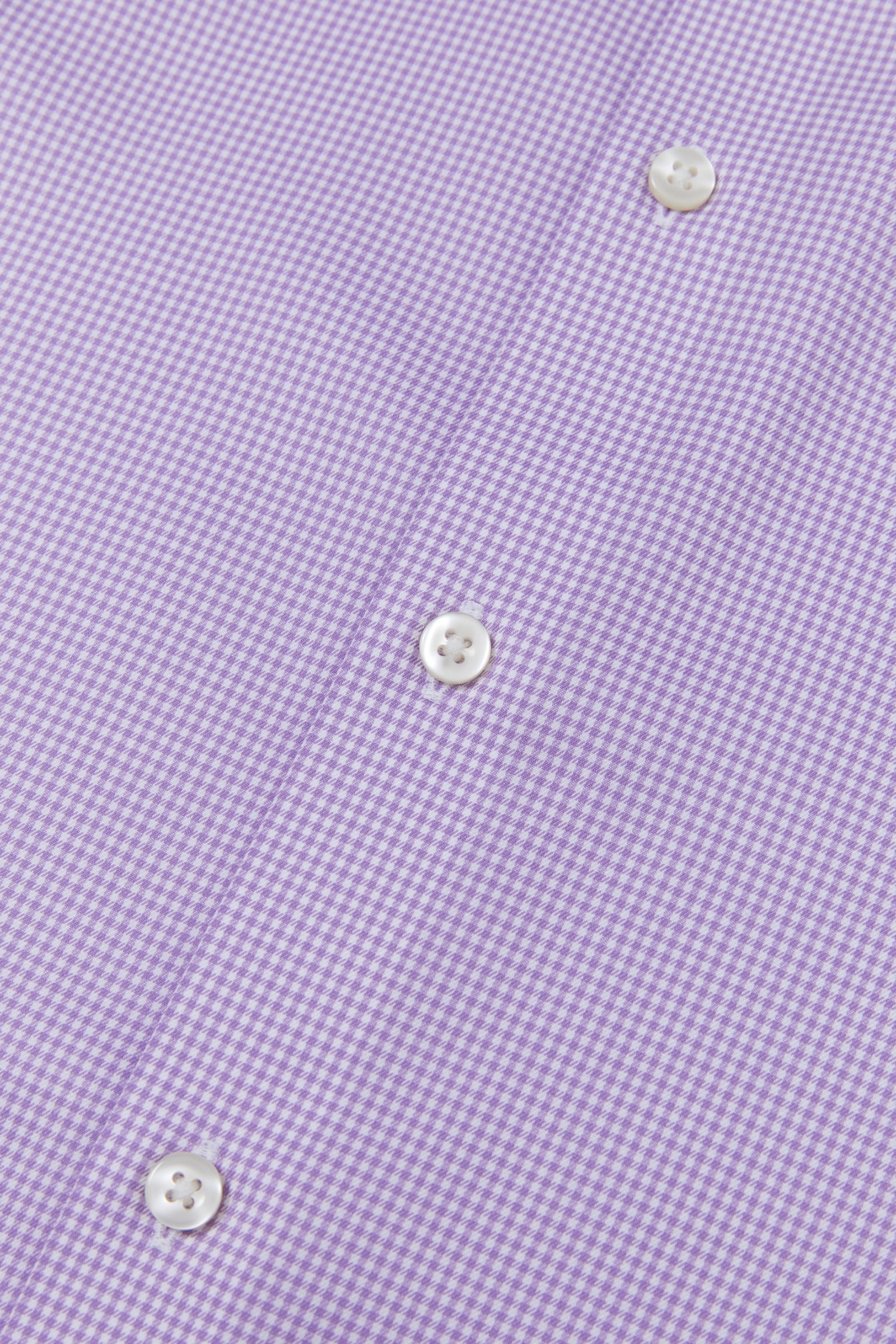 Perry Purple Gingham Twill Non-Iron Shirt