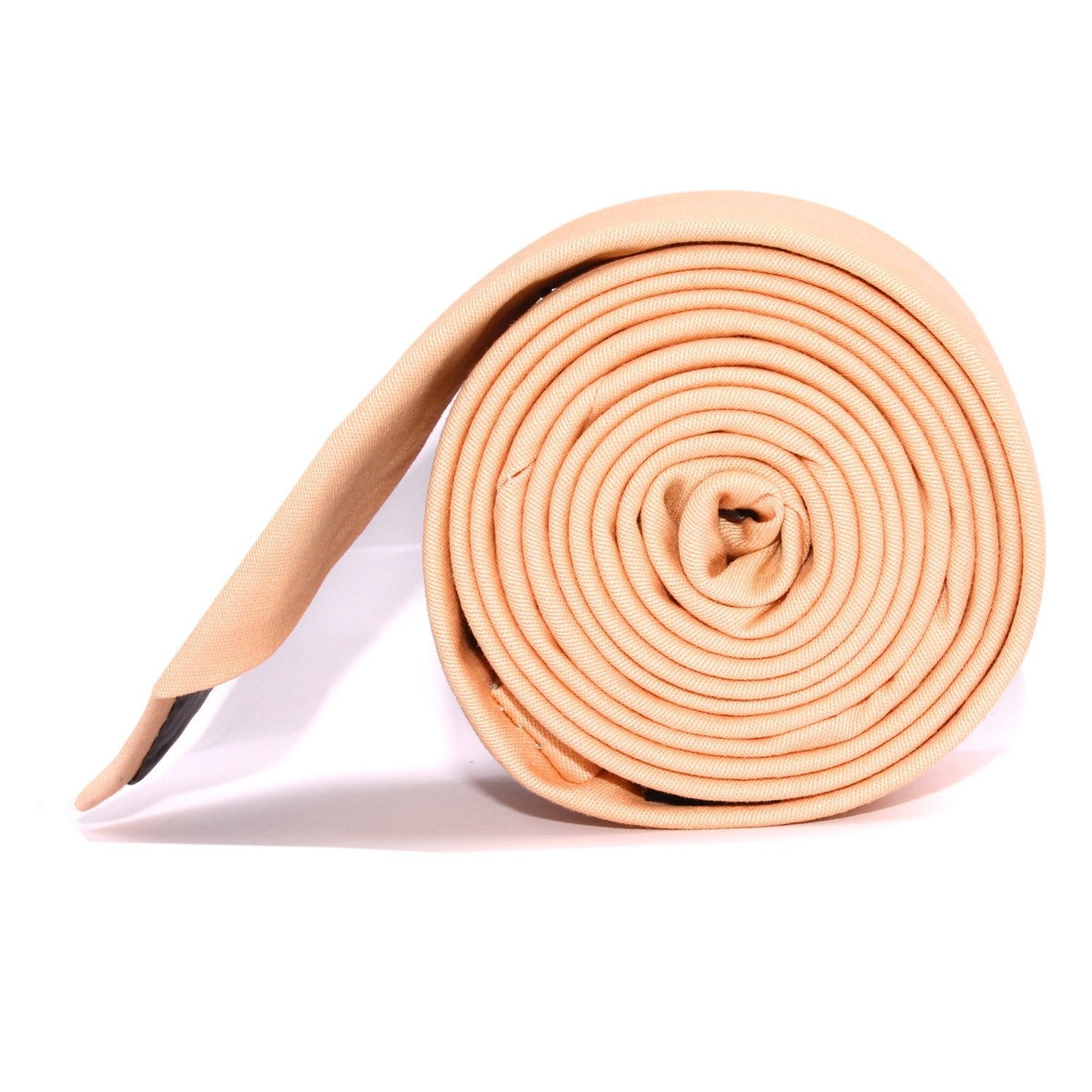 Peach Cotton Skinny Tie