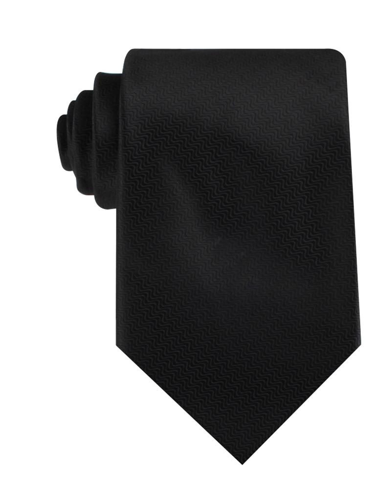 Black Midnight Rippling Sand Necktie