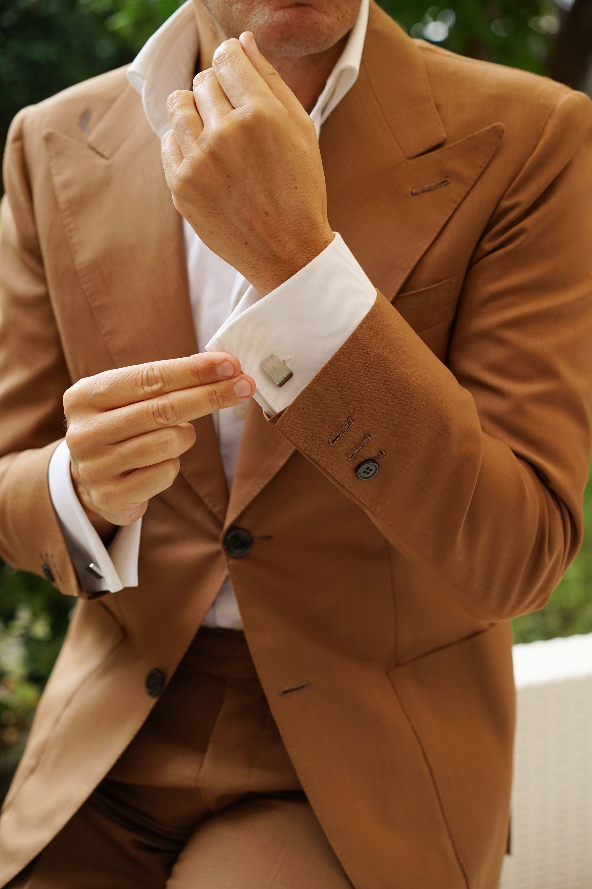 Sinatra Silver Cufflinks