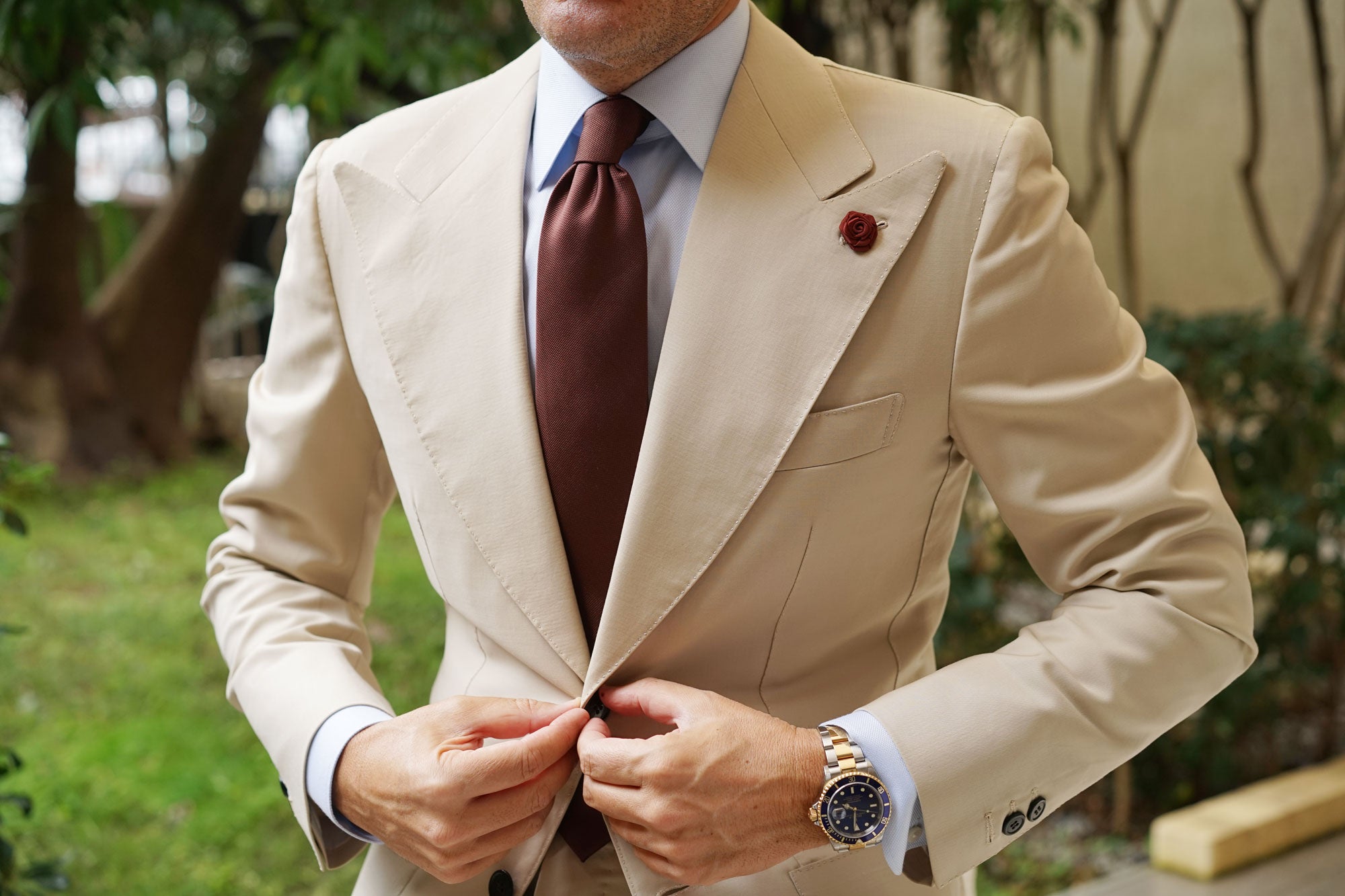 Oak Brown Lapel