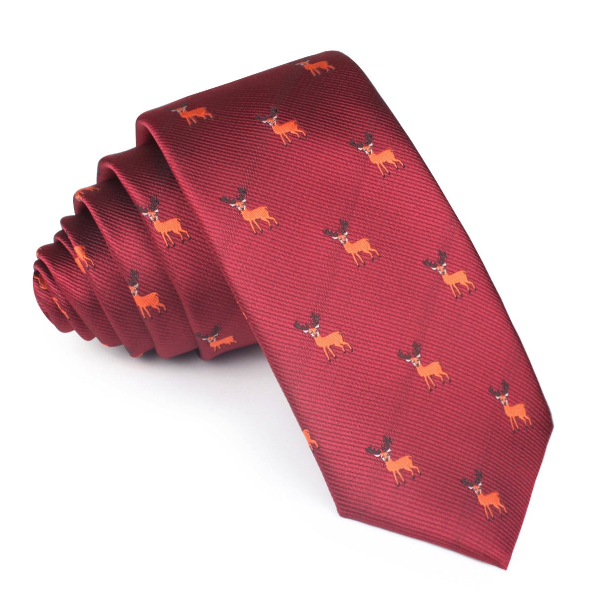 Siberian Reindeer Skinny Tie