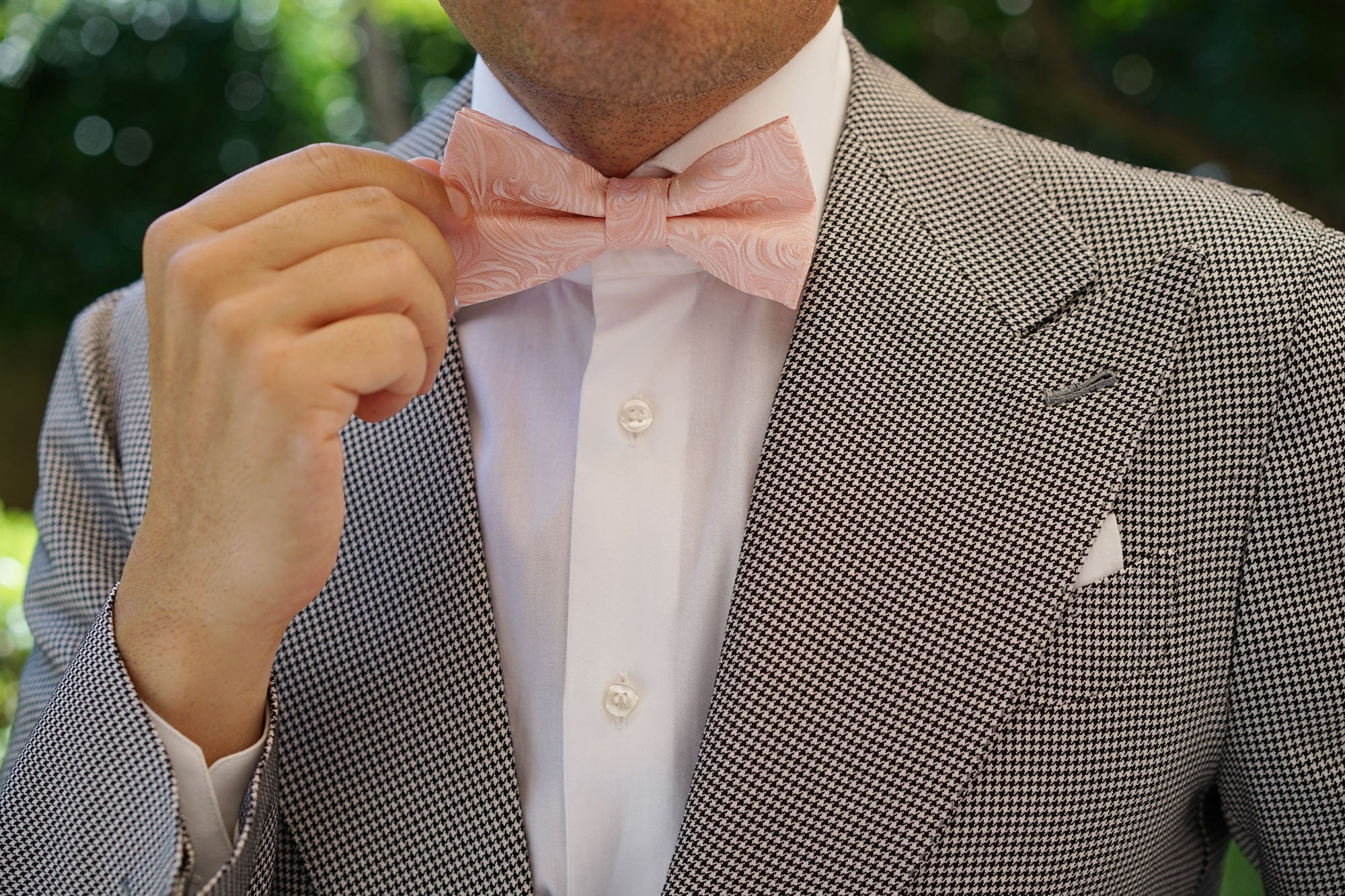 Blush Pink Khamsin Bow Tie