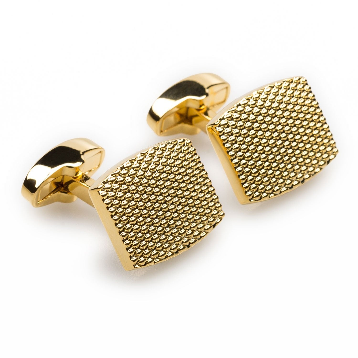 Honeycomb Gold Cufflinks