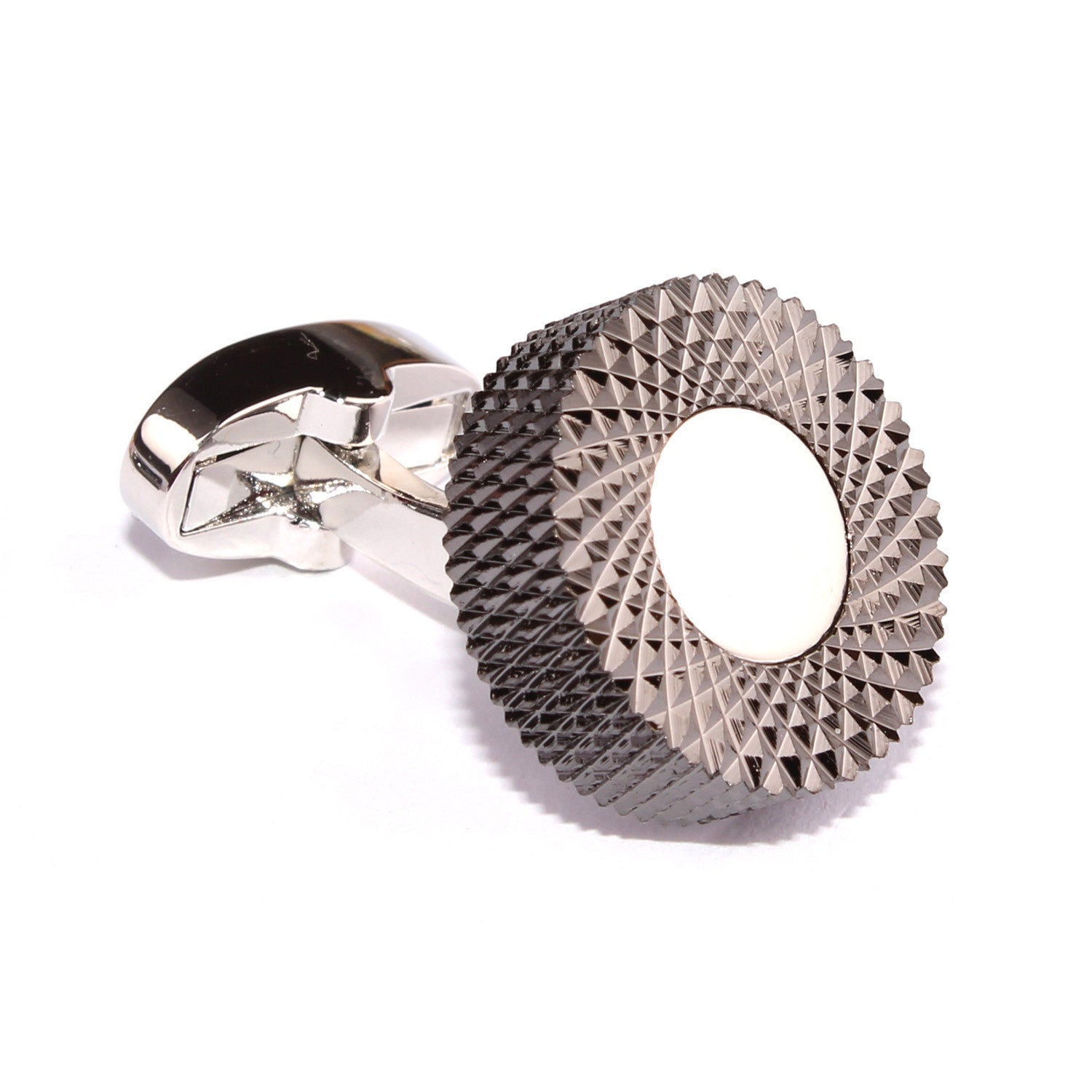 Silver Gunmetal Danielre Cufflinks