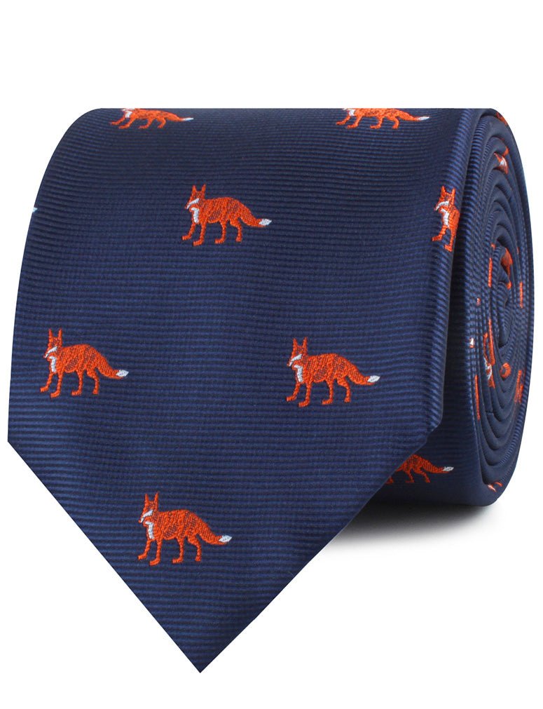 Fox Island Navy Necktie