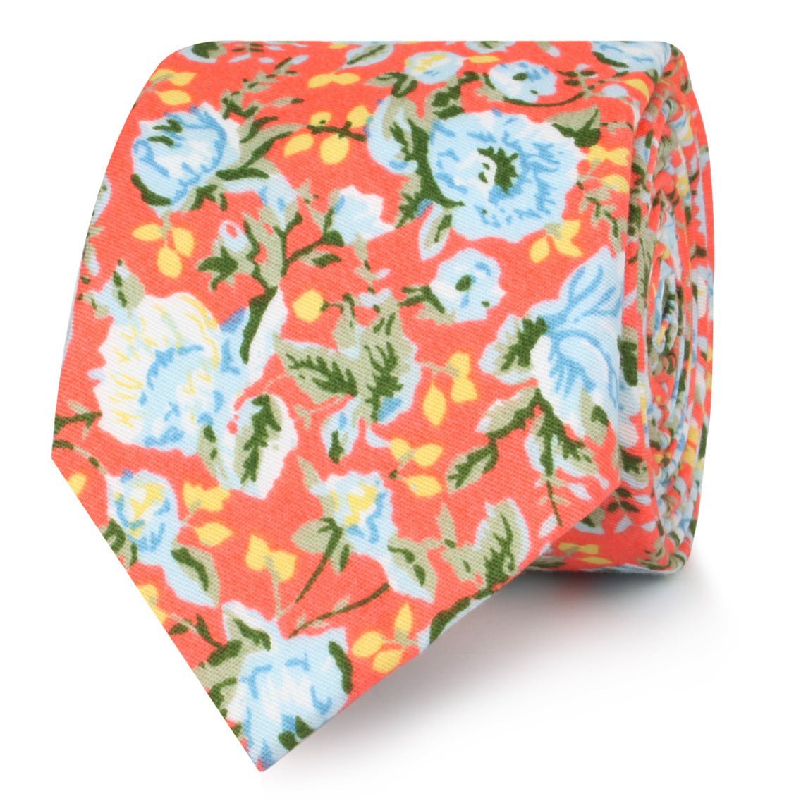 Cayman Island Floral Skinny Tie