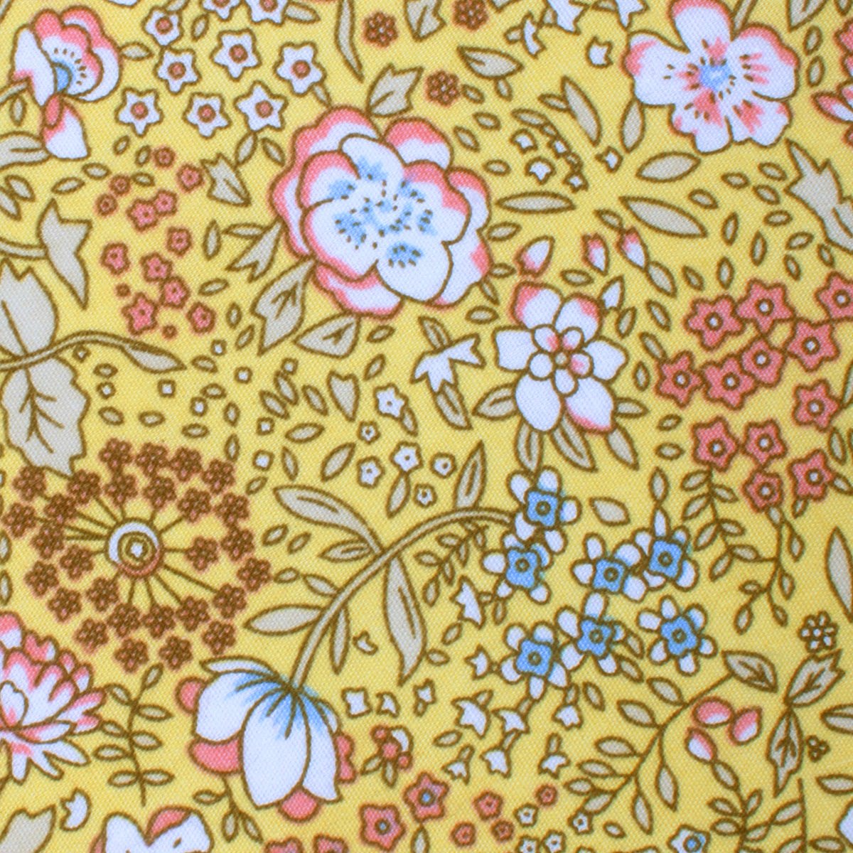 Fabric Swatch (Y300) - Tahitian Yellow Floral