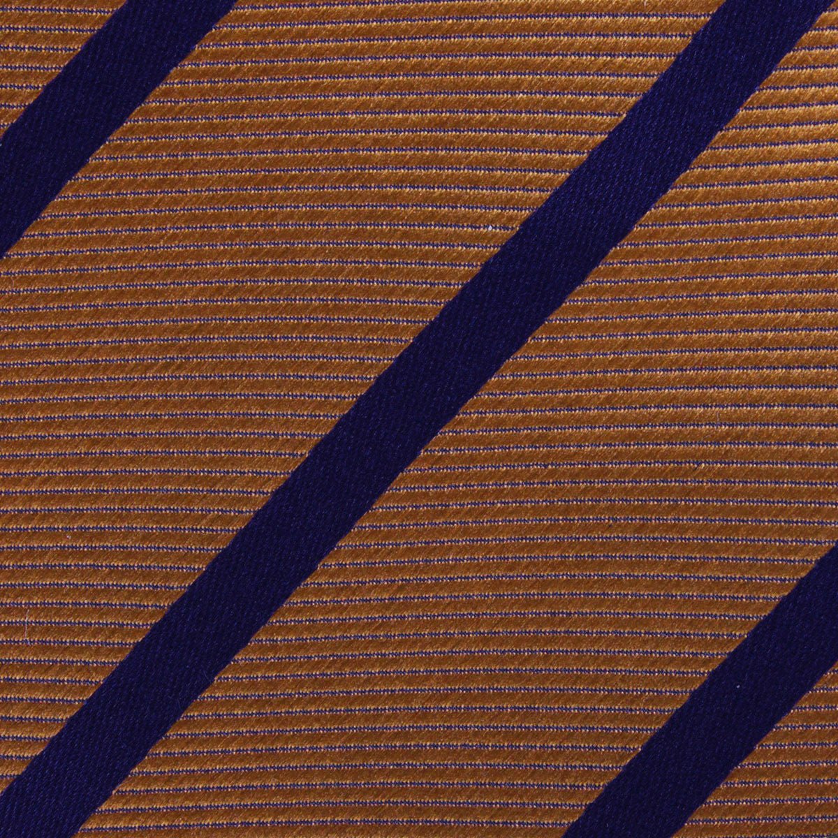 Golden Brown Pencil Stripe Diamond Self Bow Tie